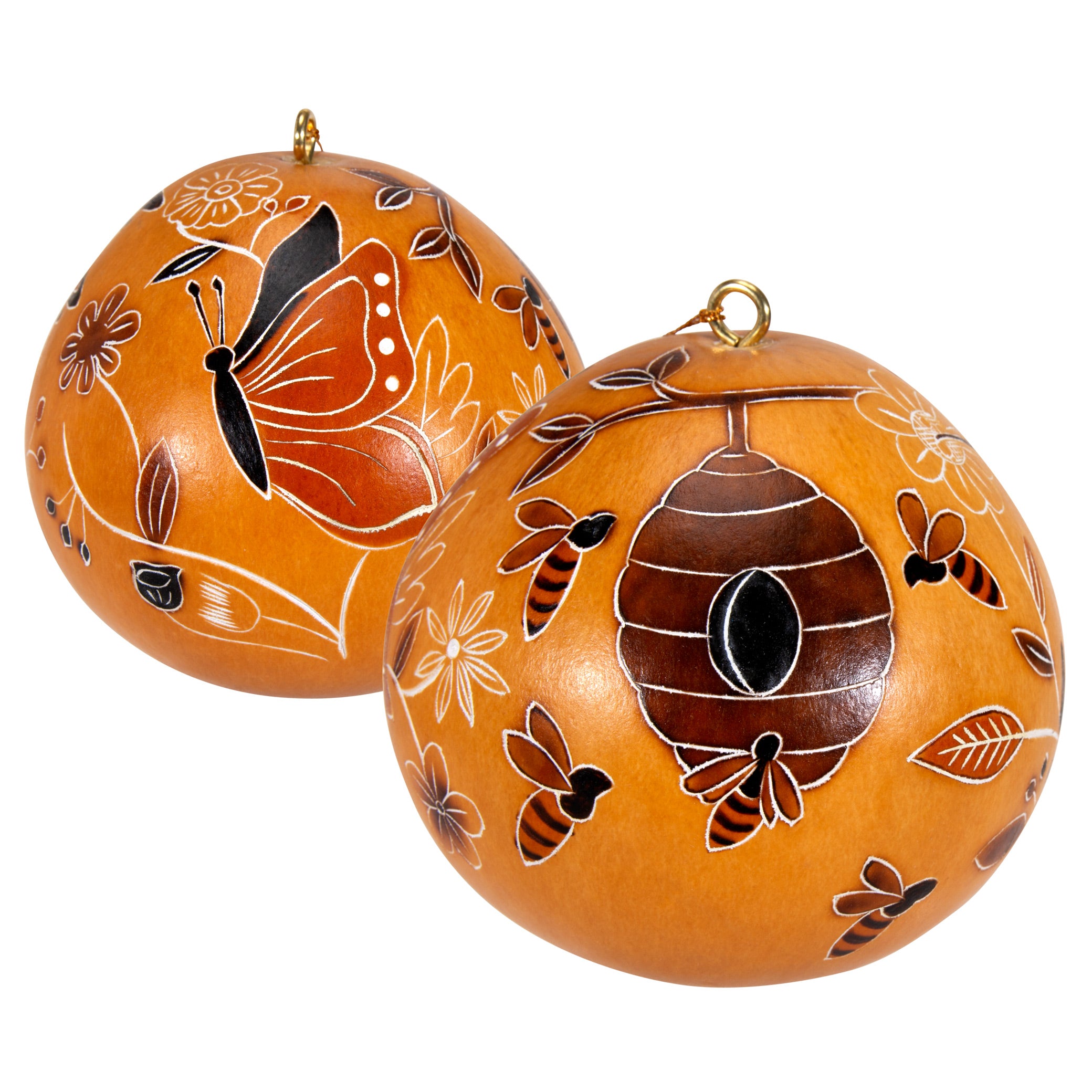 Day Pollinators - Gourd Ornament