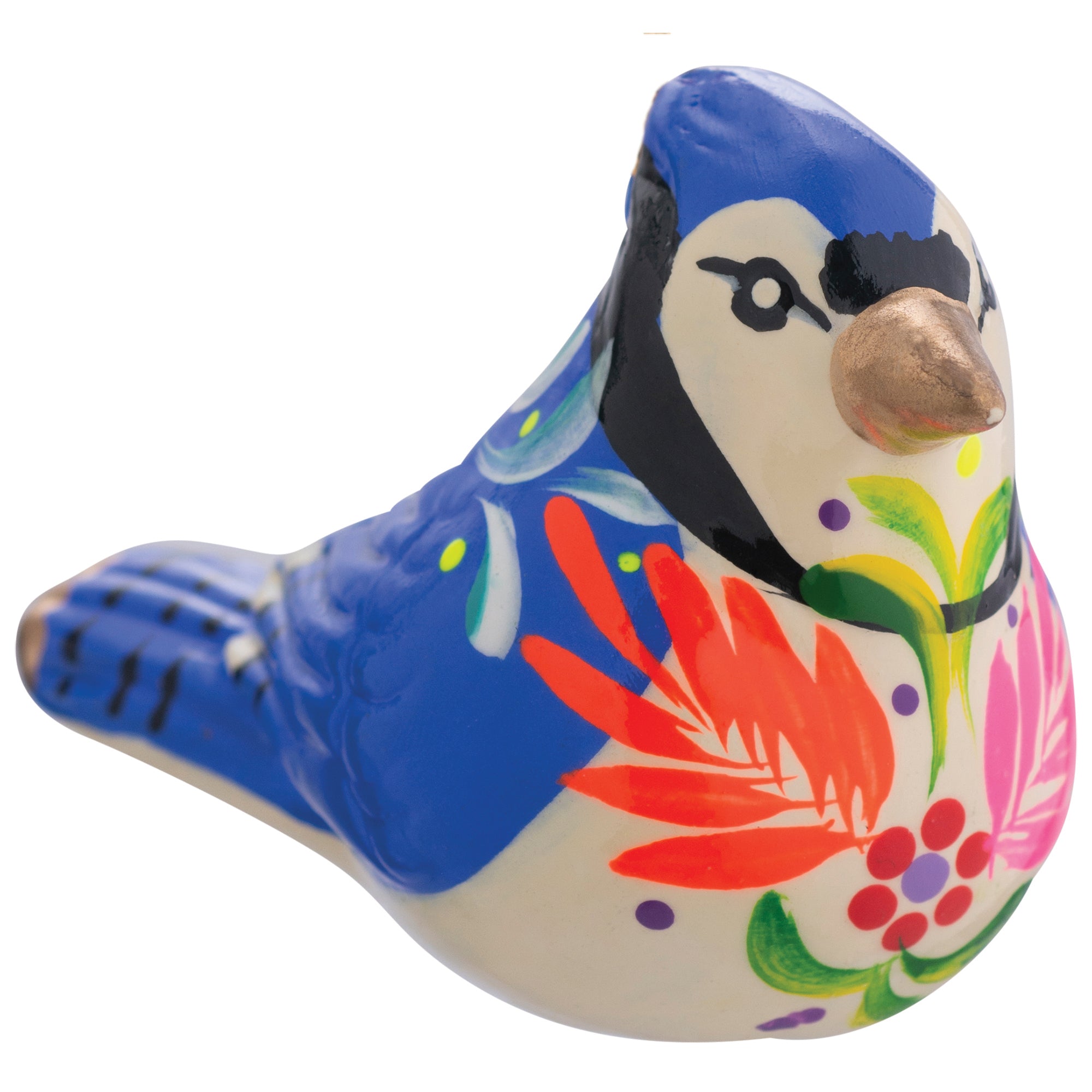 Blue Jay - Confetti Ceramic Ornament