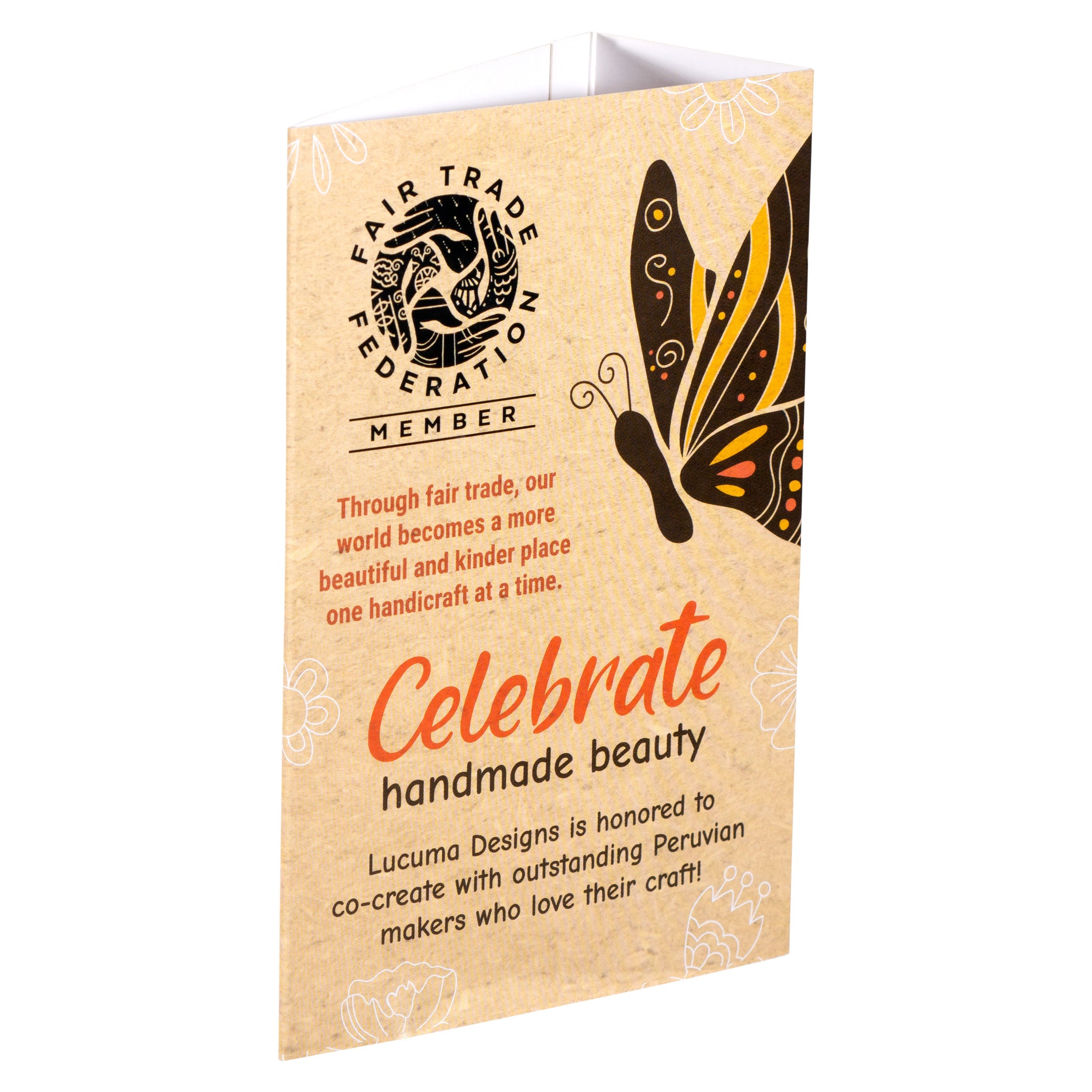 Fair Trade & 1% Triangular Sign