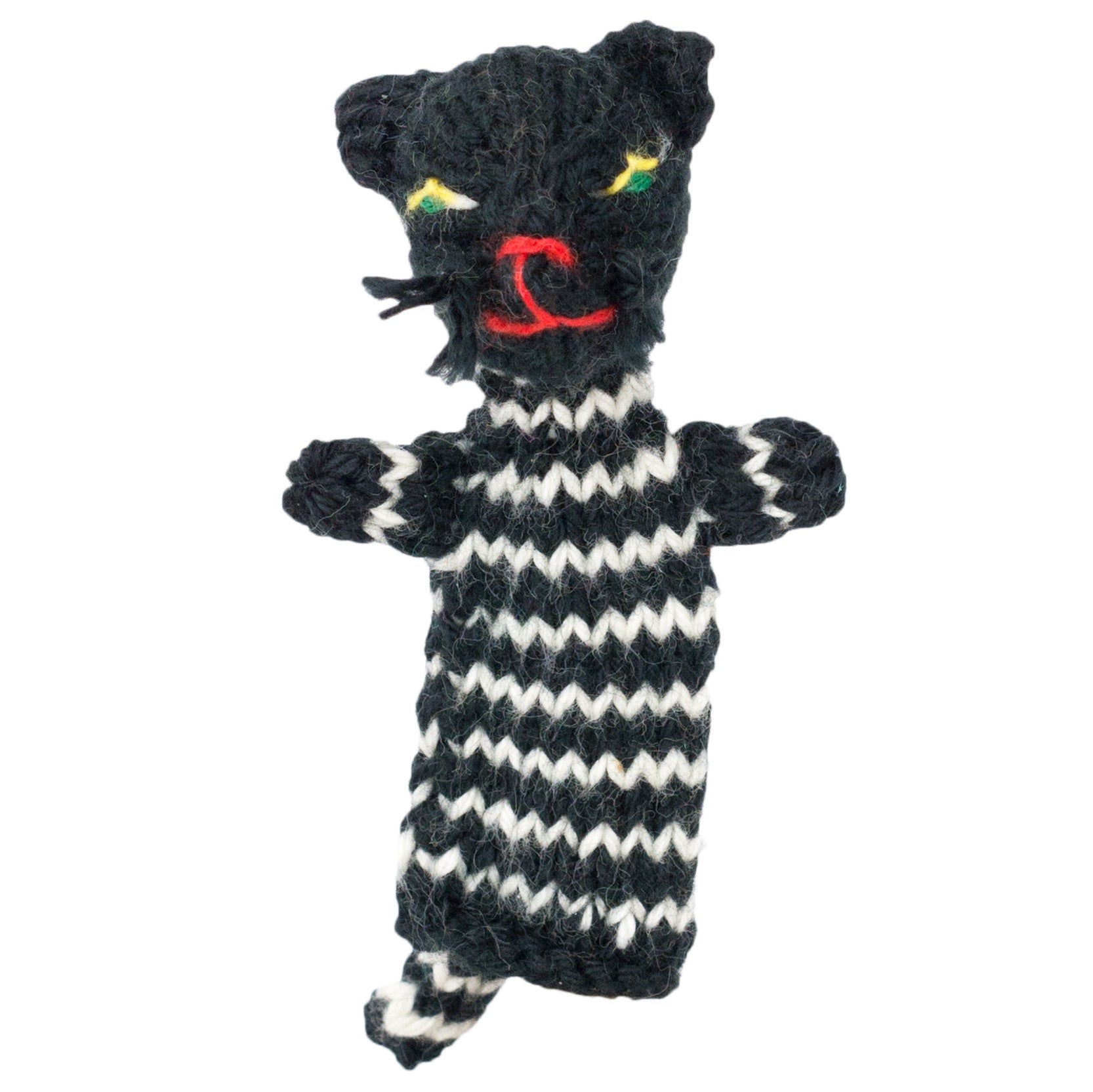 Cat - Bright Organic Cotton Finger Puppet