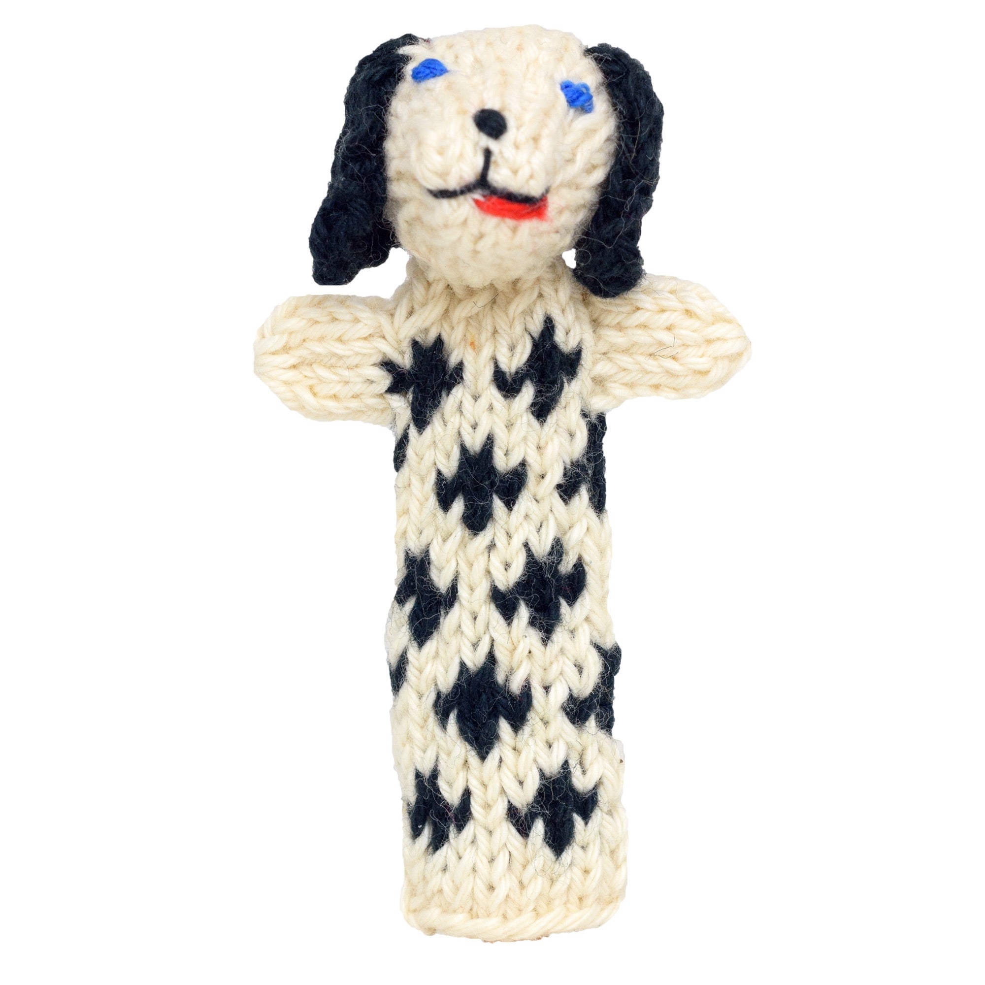 Dalmatian - Bright Organic Cotton Finger Puppet