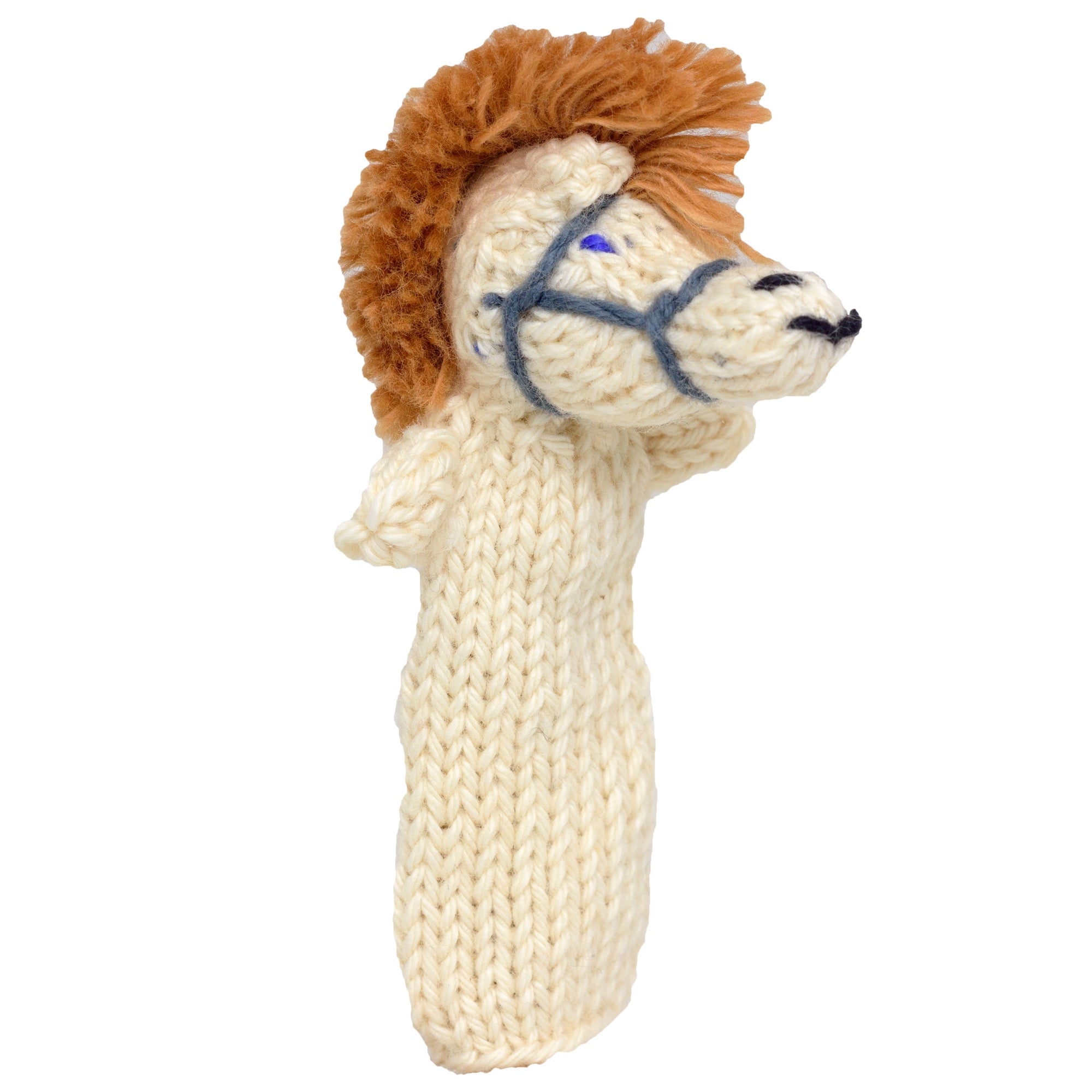 Horse - Bright Organic Cotton Finger Puppet