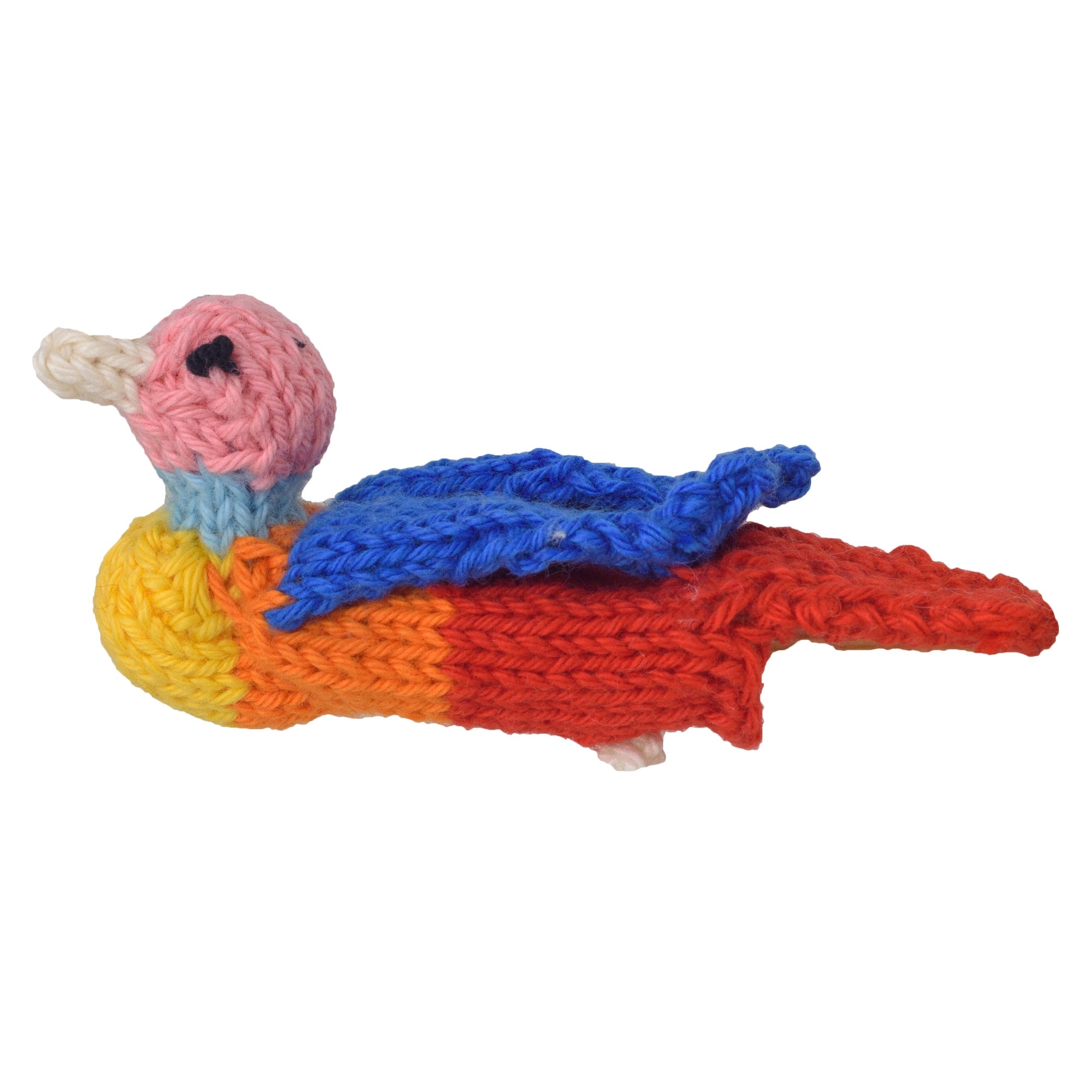 Bird - Bright Organic Cotton Finger Puppet