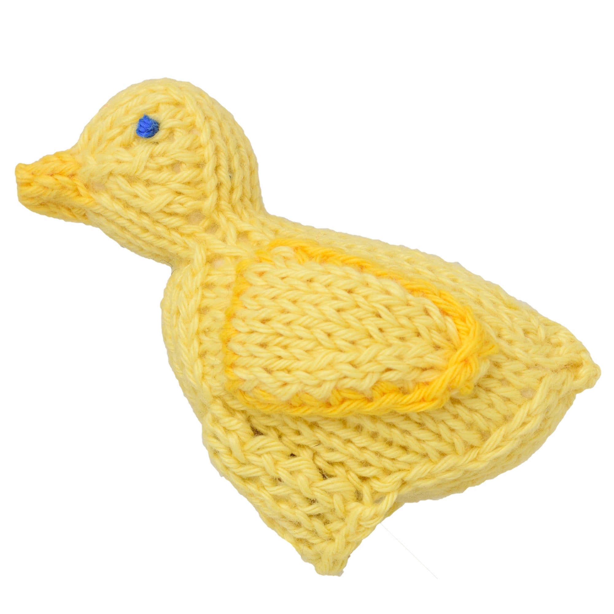 Duck- Bright Organic Cotton Finger Puppet