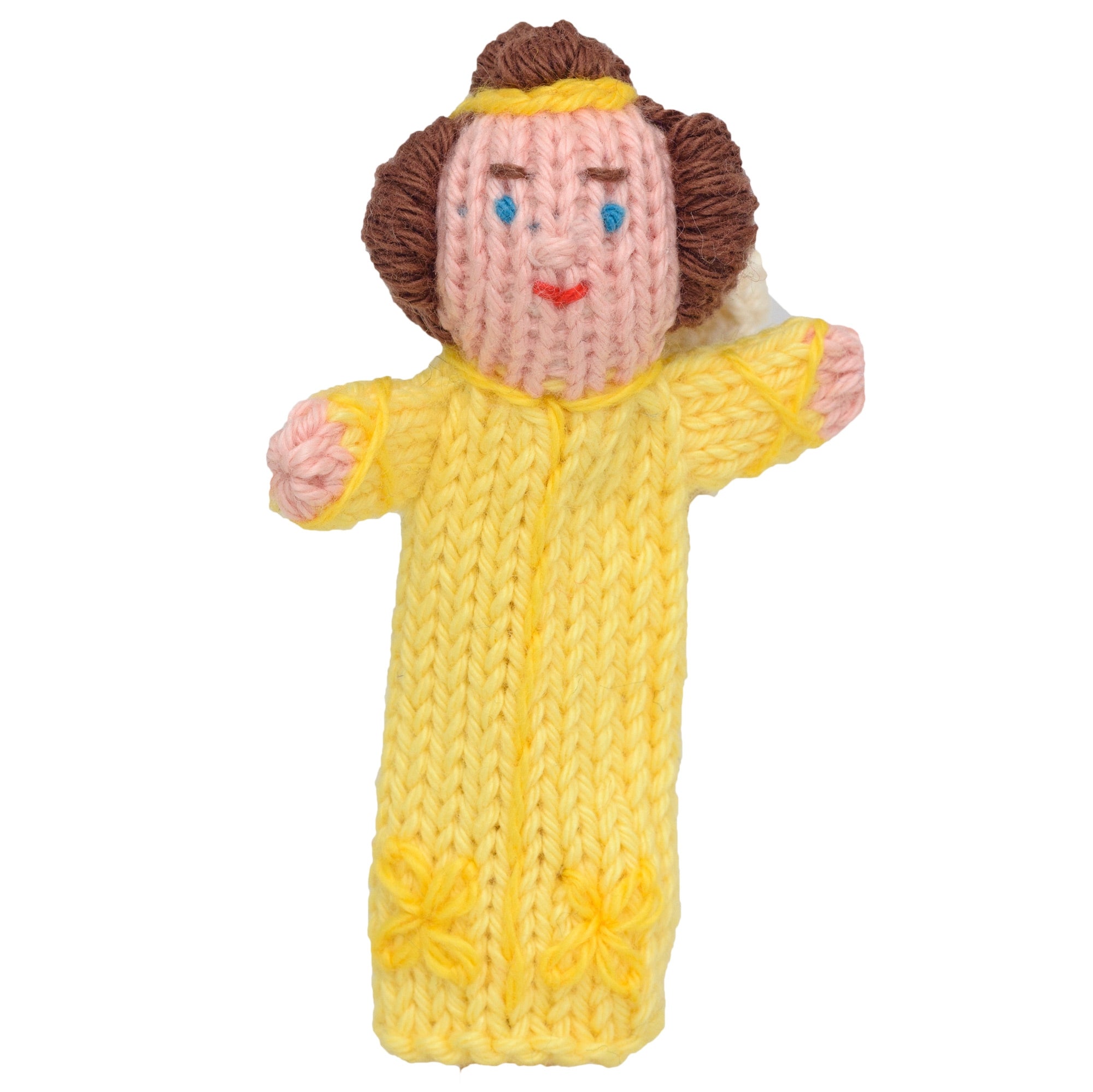 Angel - Bright Organic Cotton, Christmas Finger Puppet