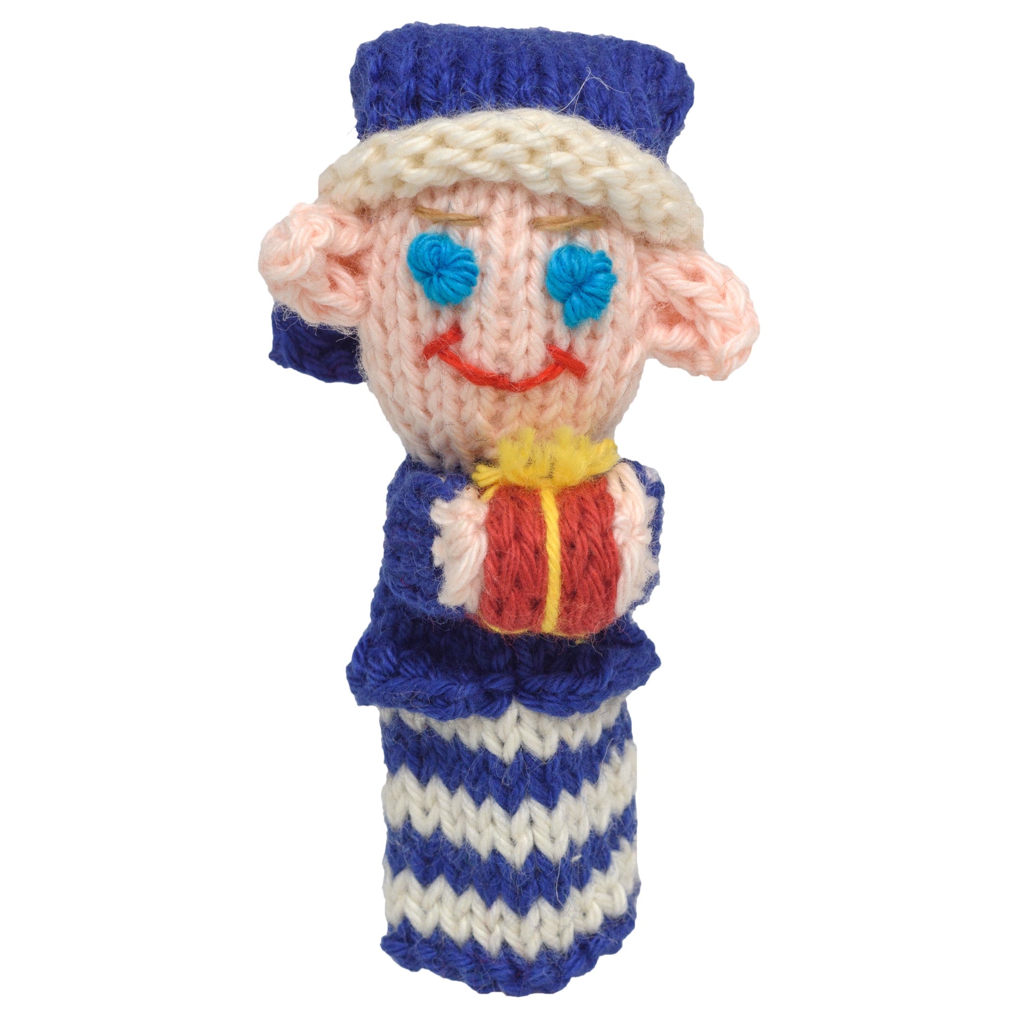 Elf - Bright Organic Cotton, Christmas  Finger Puppet