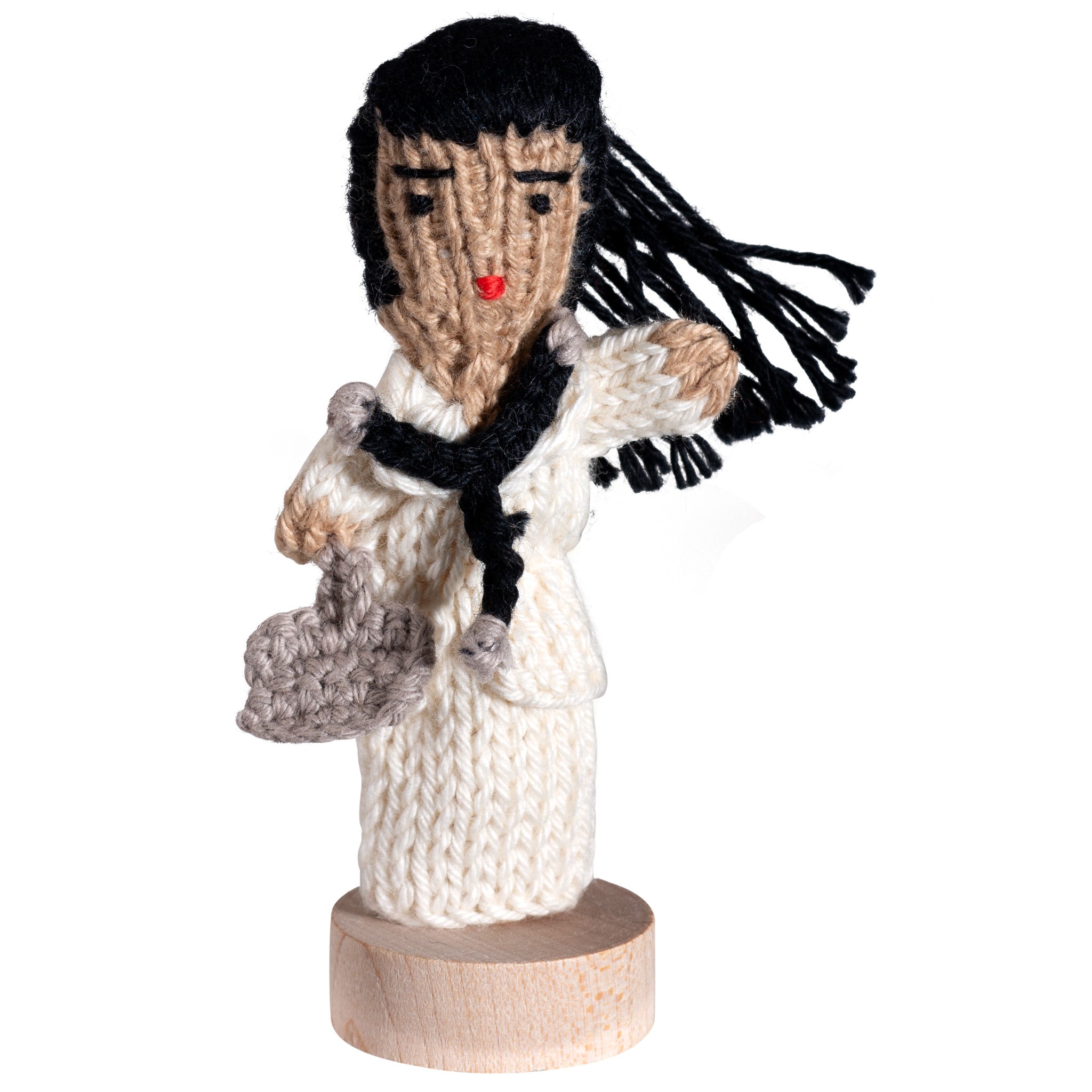 Doctor, Woman - Organic Cotton Finger Puppet