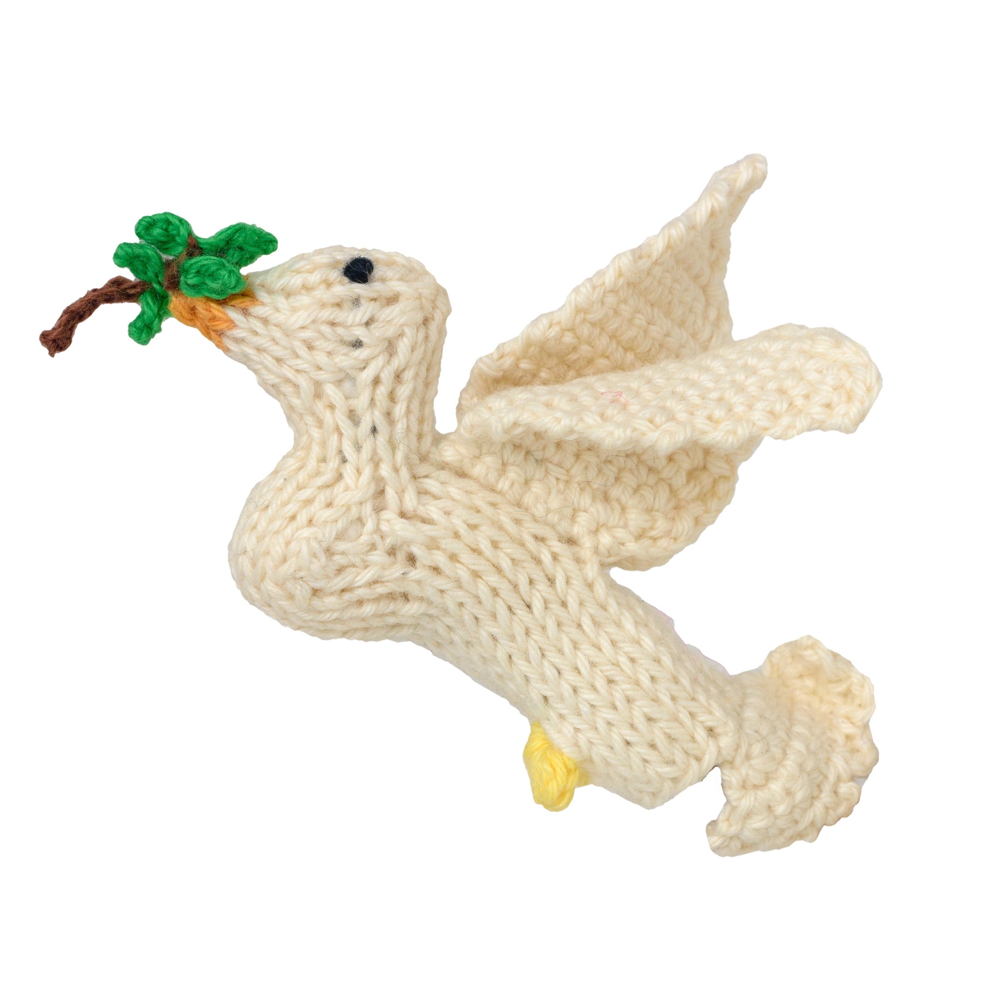 Dove - Bright Organic Cotton Finger Puppet