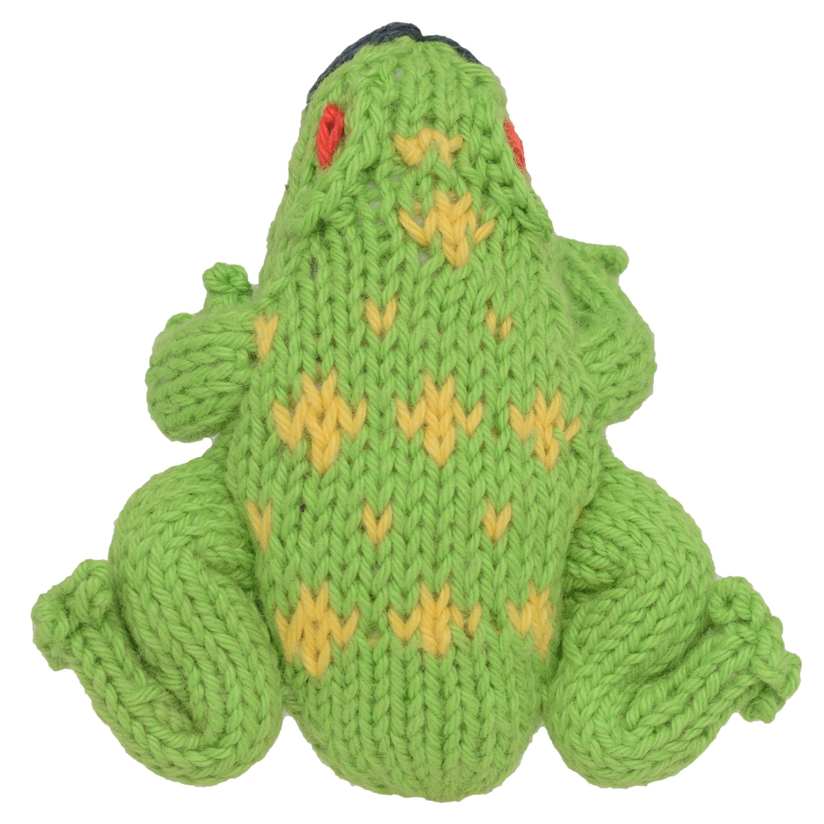 Frog - Bright Organic Cotton Finger Puppet