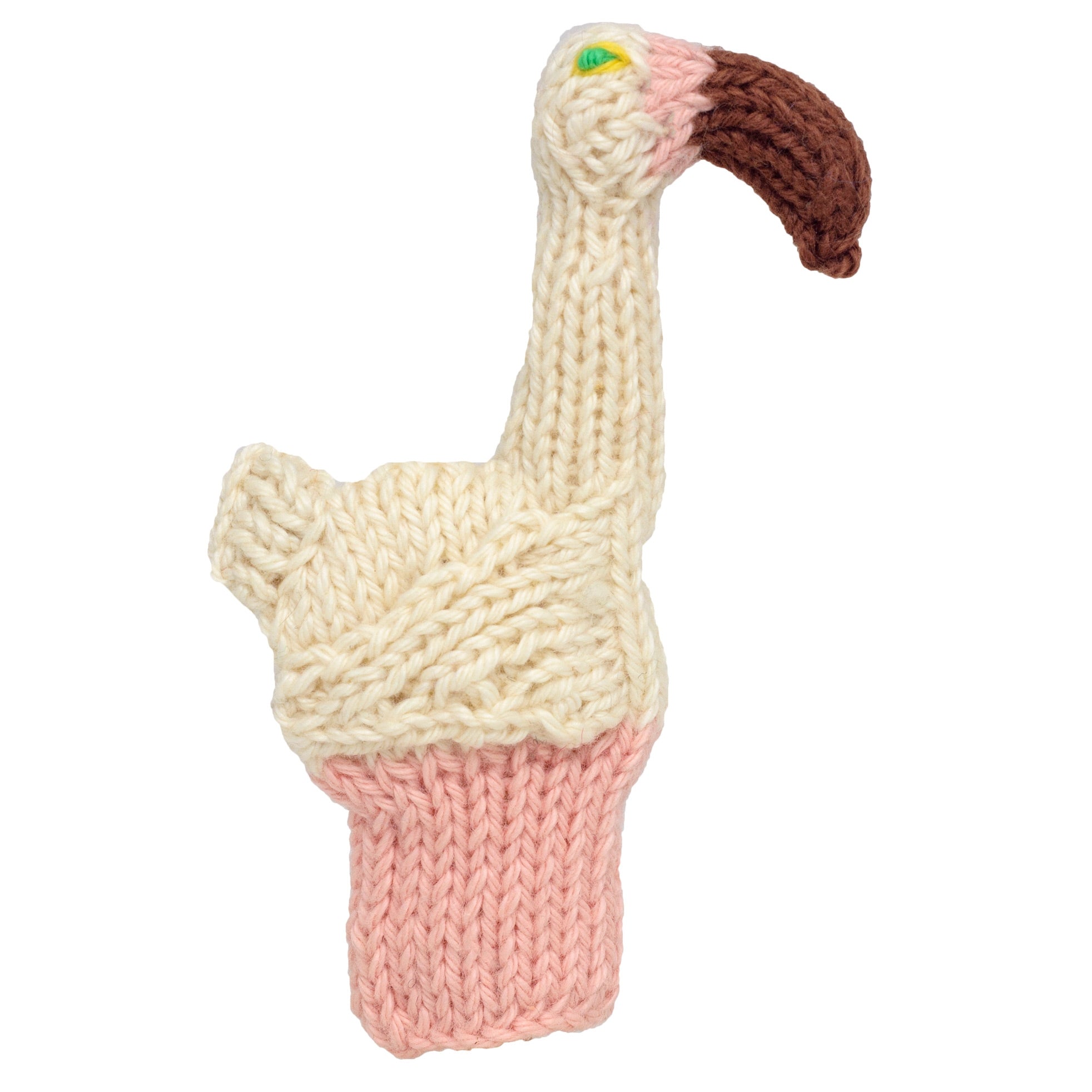 Ibis - Bright Organic Cotton Finger Puppet