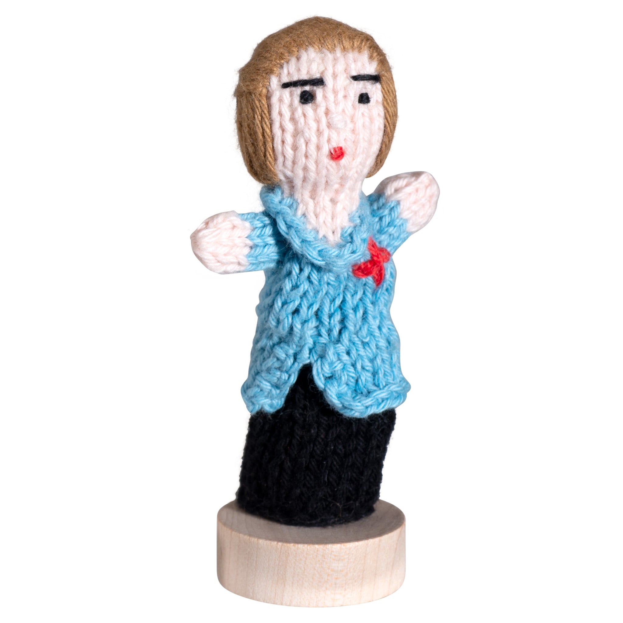 Male Nurse - Organic Cotton Finger Puppet