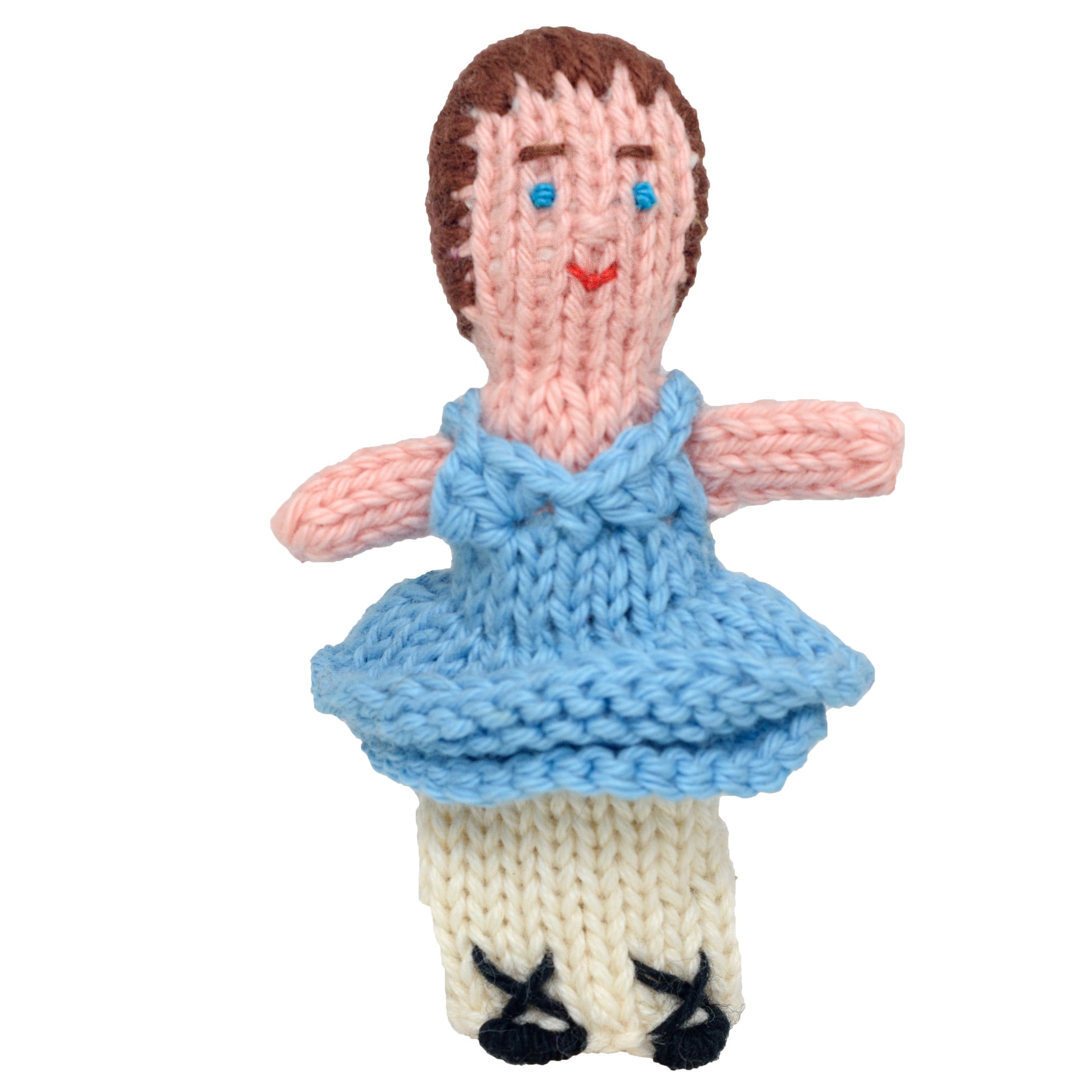 Bailarina - Bright Organic Cotton Finger Puppet