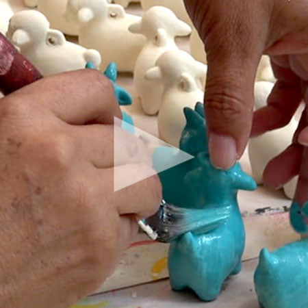 Ceramic Confetti Ornament - See it from Start to Finish