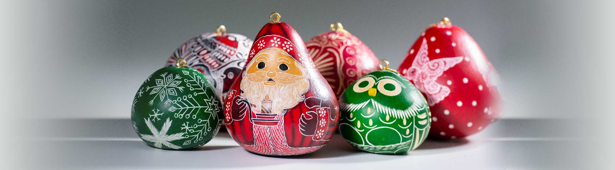 christmas gourd ornaments