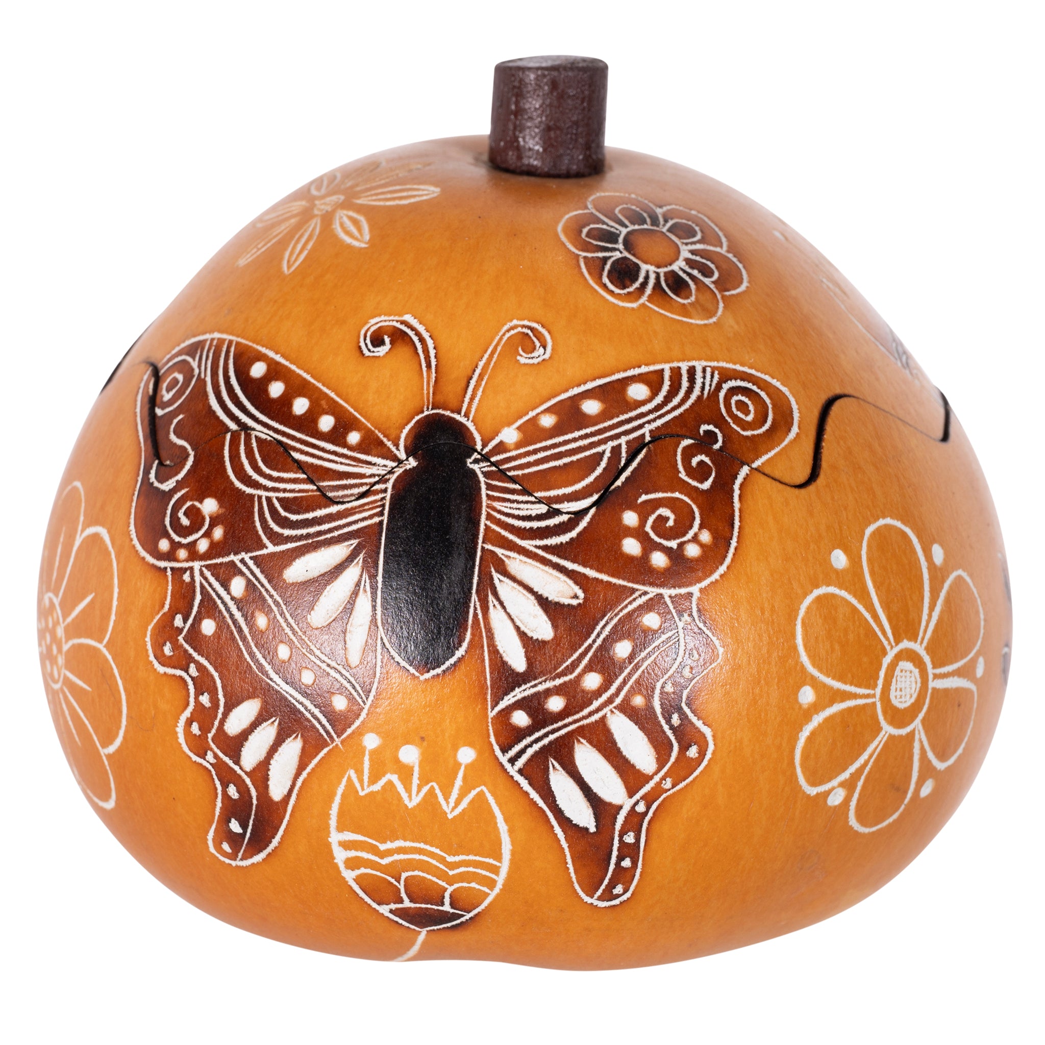 Butterfly - Mini Gourd Box