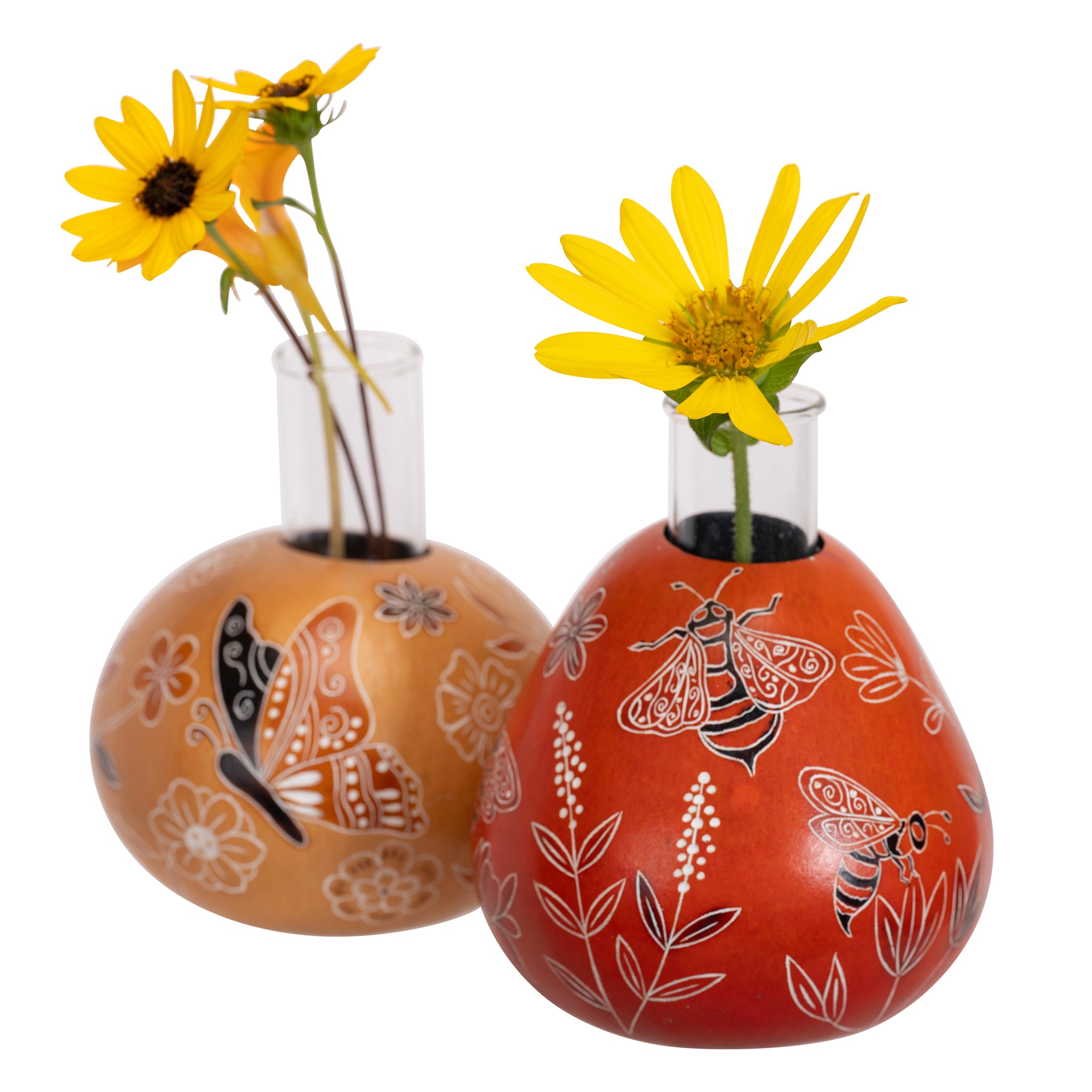 Wild Flowers - Gourd Bud Vase (sold in 6's)