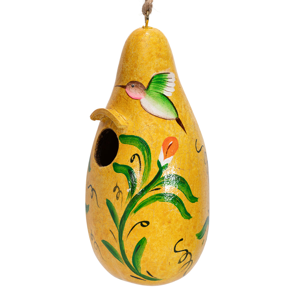 Hummingbird Painted Birdhouse