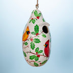 Cardinals Painted Birdhouse