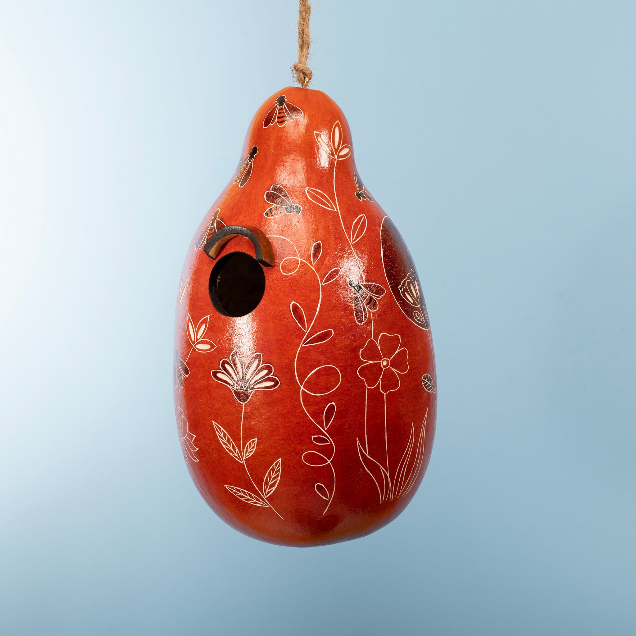 Bee & Wild Flowers Birdhouse