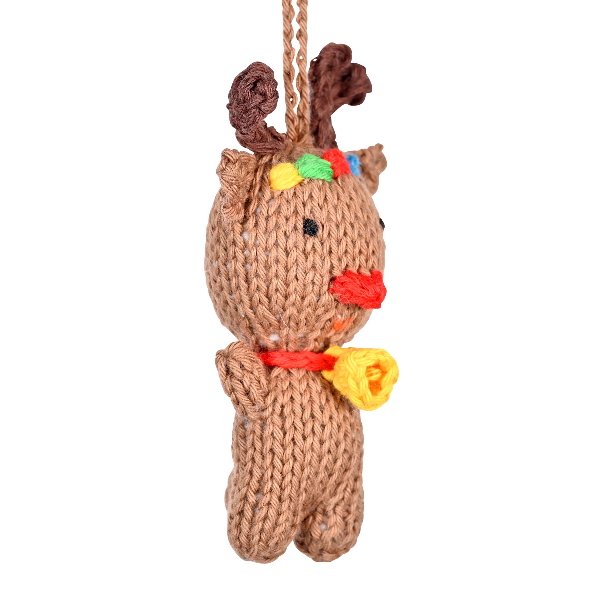 Rudolph - Knit Organic Cotton Ornament