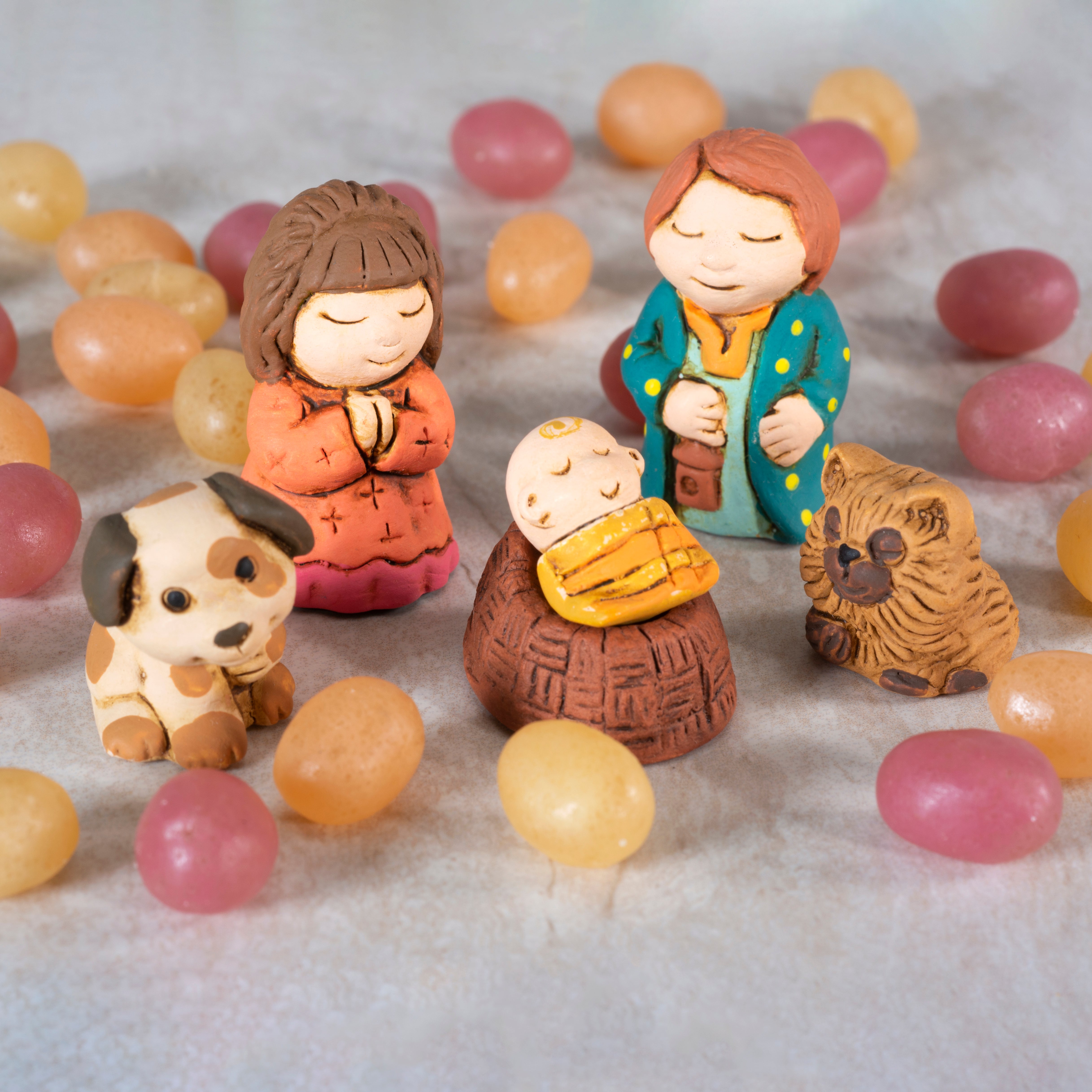 Cozy - Mini Nativity Set of 6, 1" H