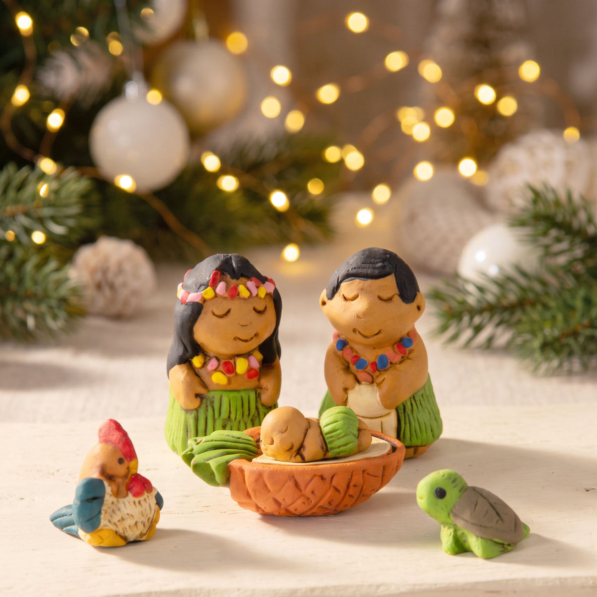 Hawaiian Mini Nativity