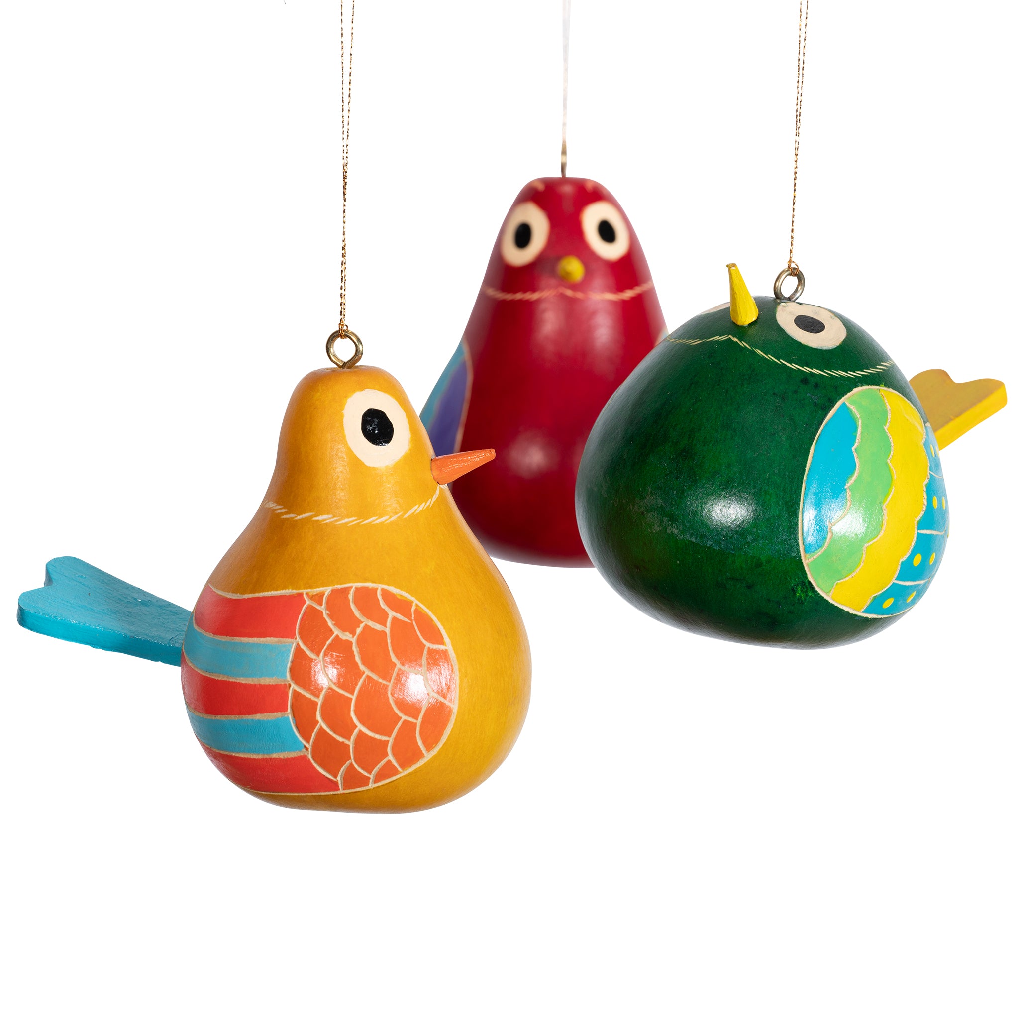 Birdies - Gourd Ornament (sold in 12's)