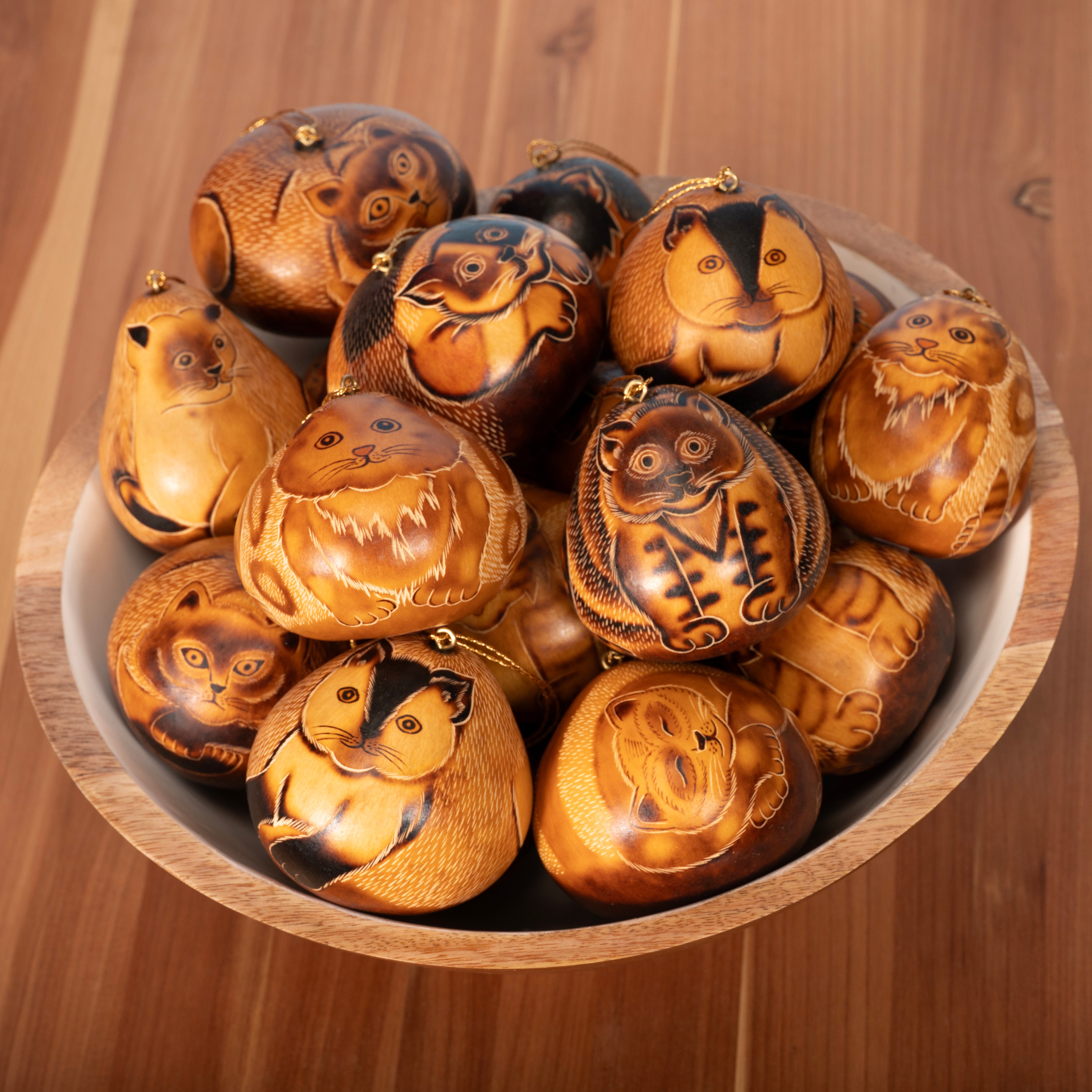 Cats Mini Mix - Gourd Ornament (sold in 20's)