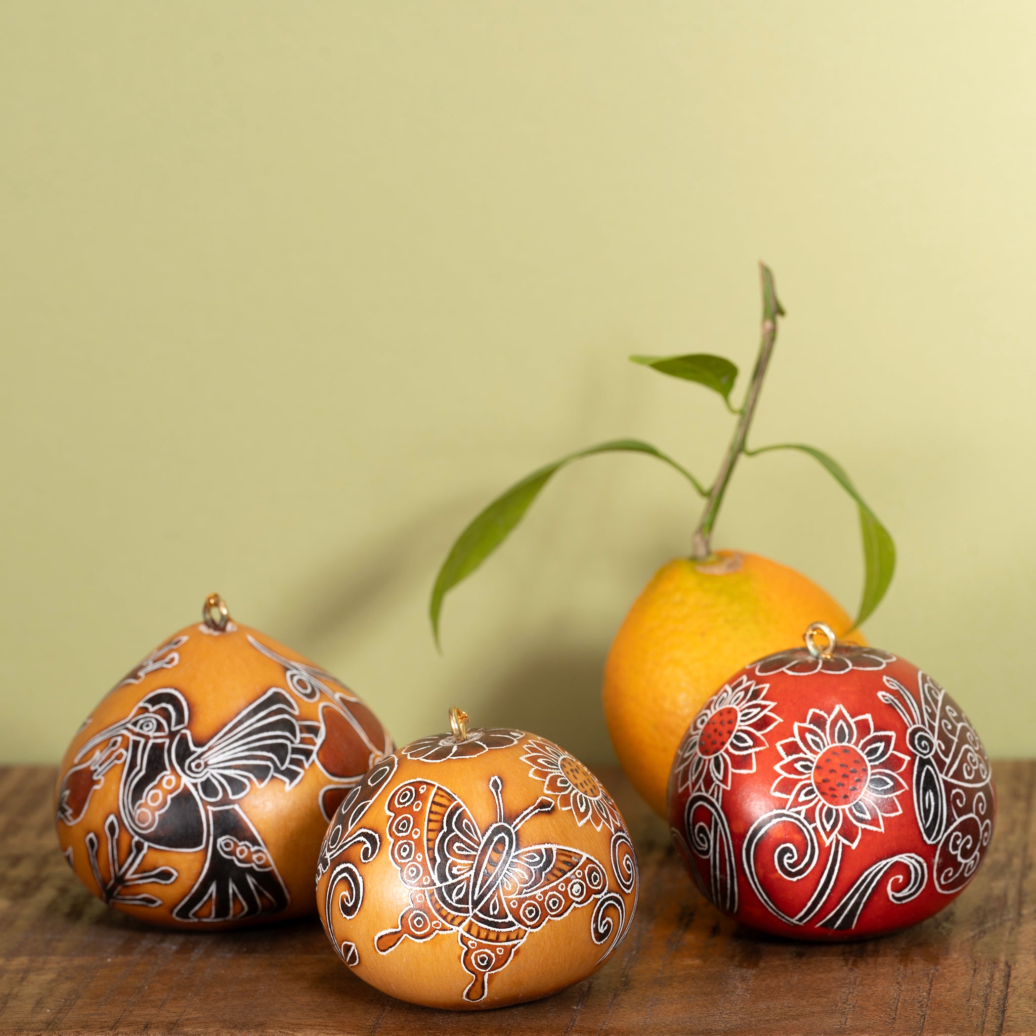 Nature Mini Mix- Gourd Ornament