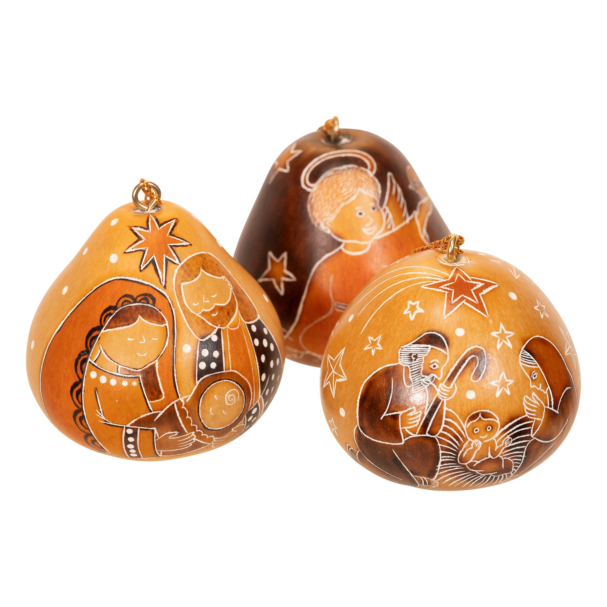 Holy Christmas Mix - Mini Gourd Ornament