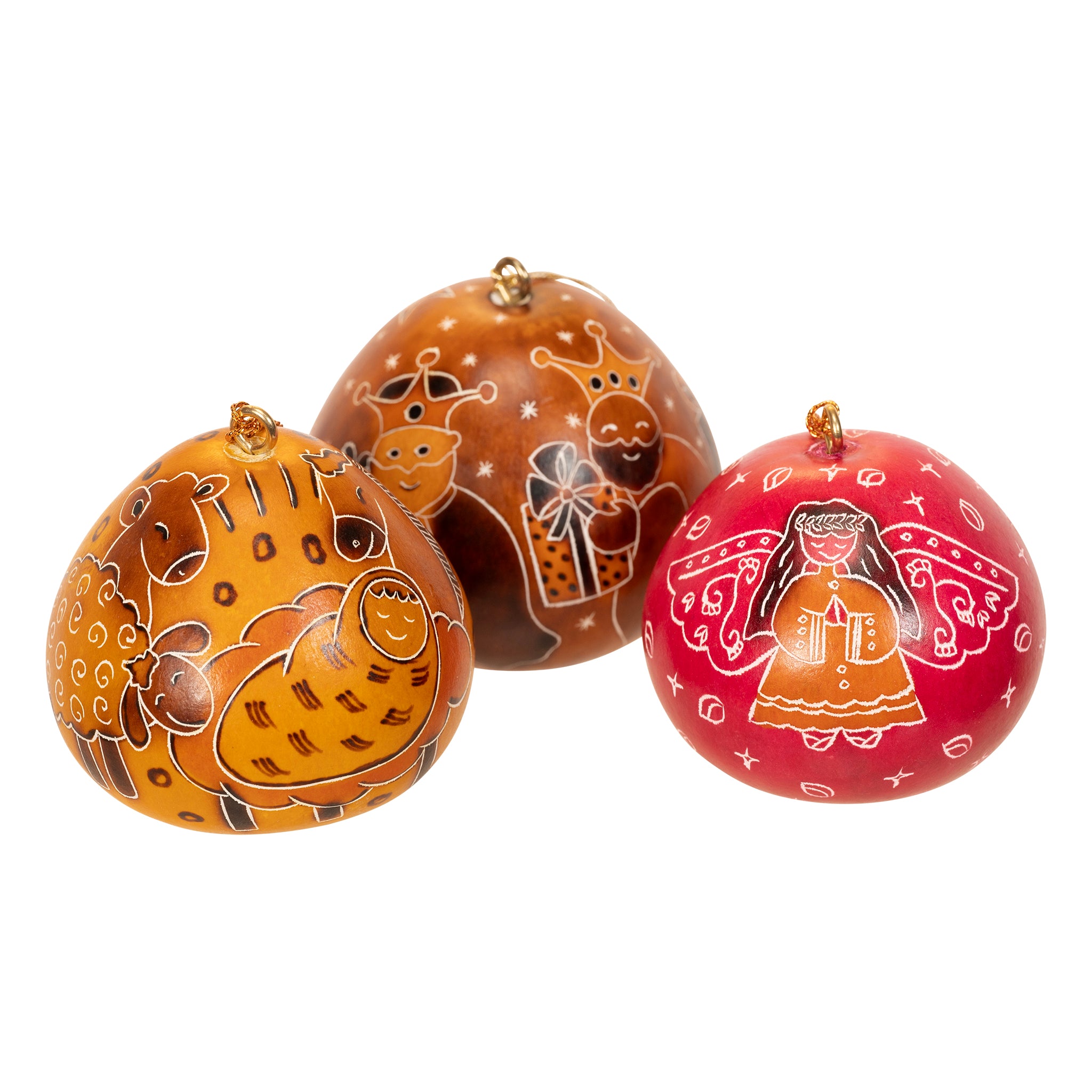 Holy Christmas Mix - Mini Gourd Ornament