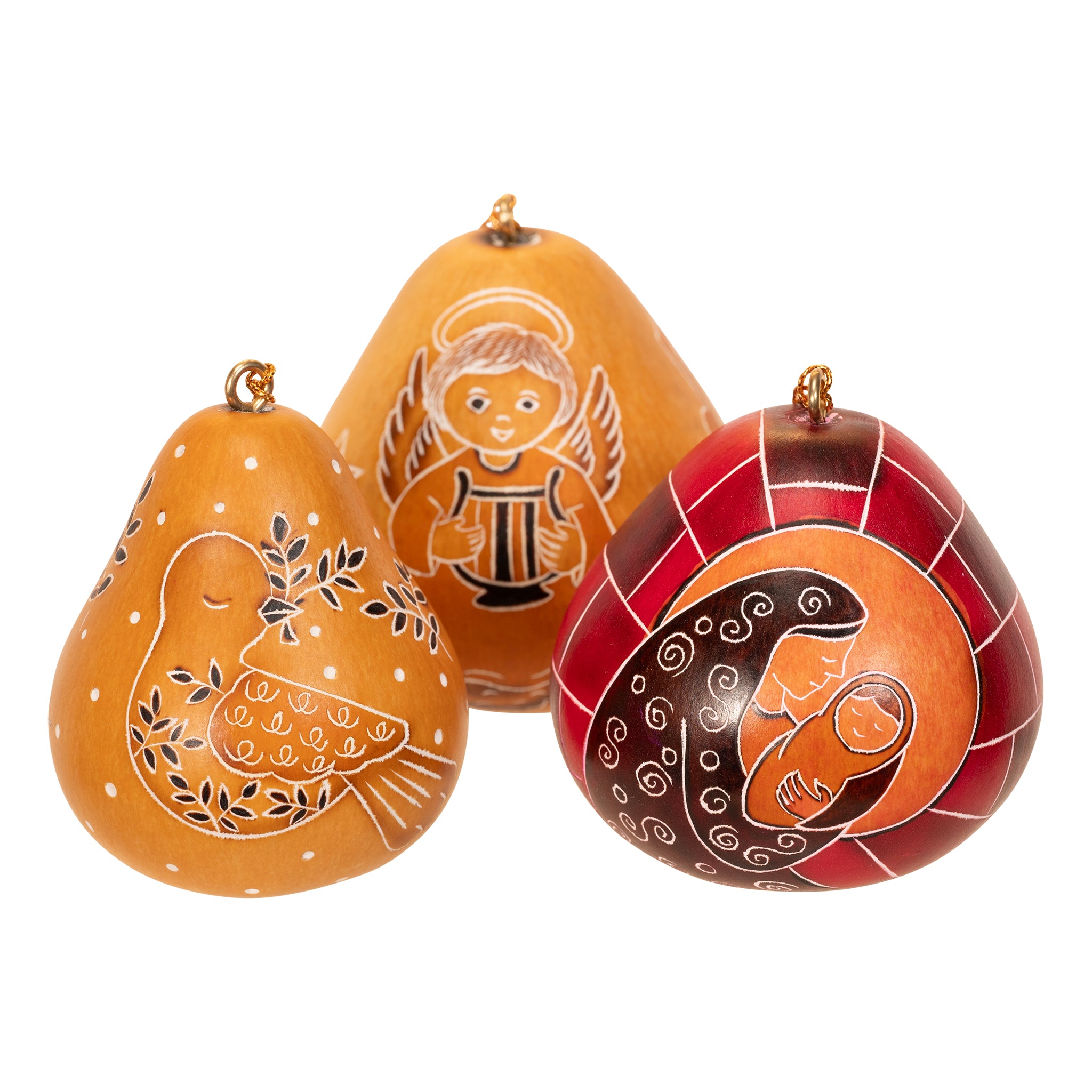 Holy Christmas Mix - Mini Gourd Ornament