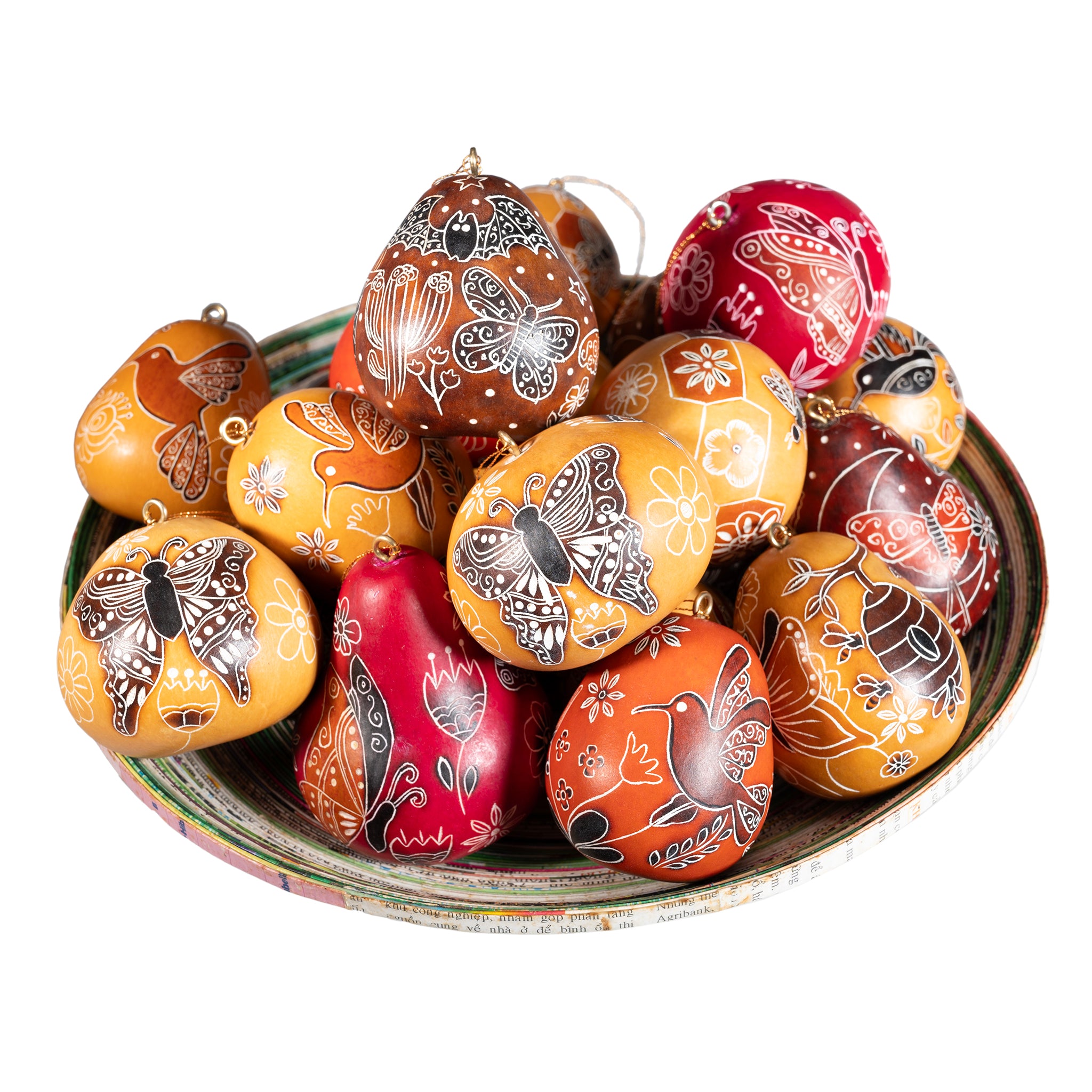 Pollinator Mini Mix - Gourd Ornament (Sold in 20's)