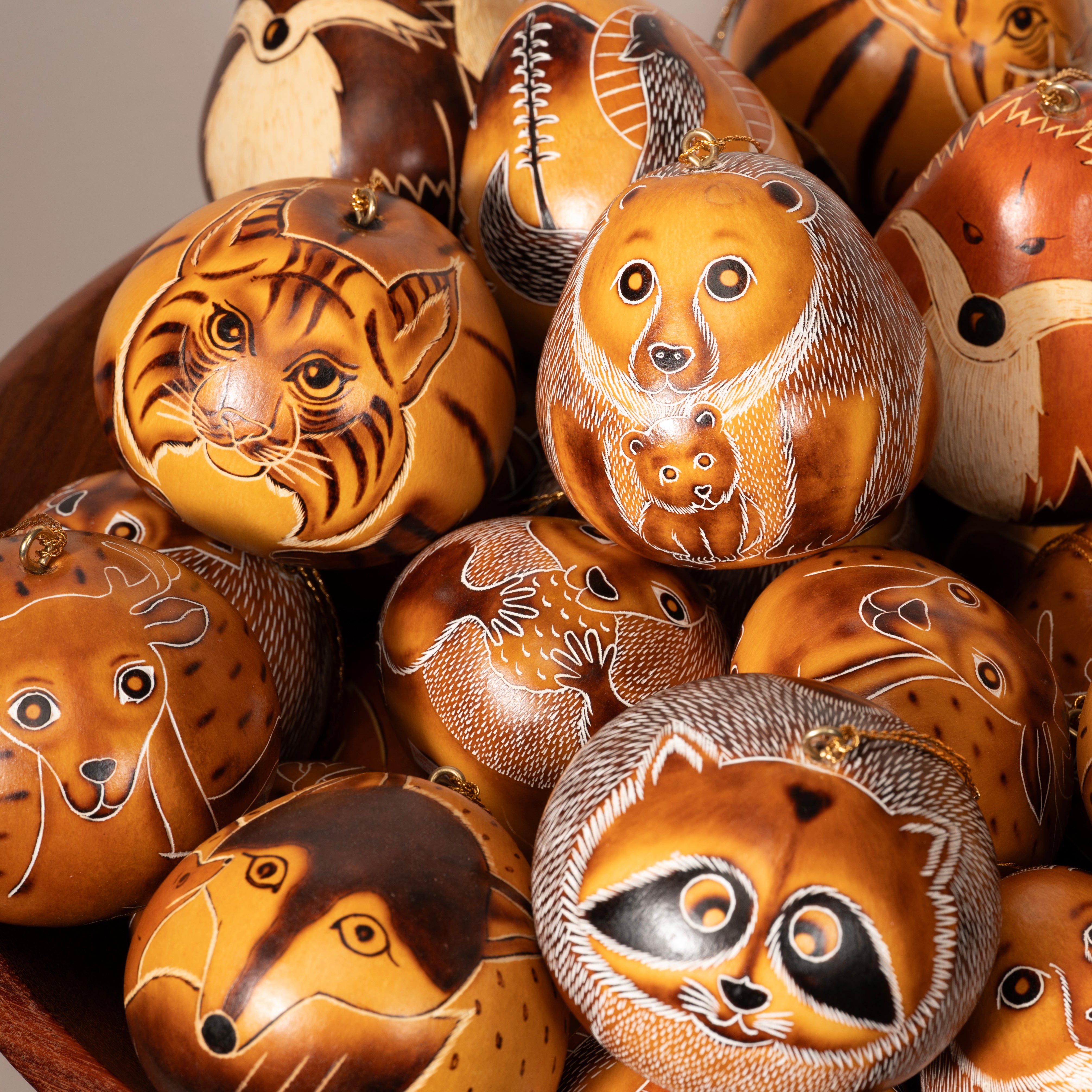 Forest  Mix  - Gourd Ornament