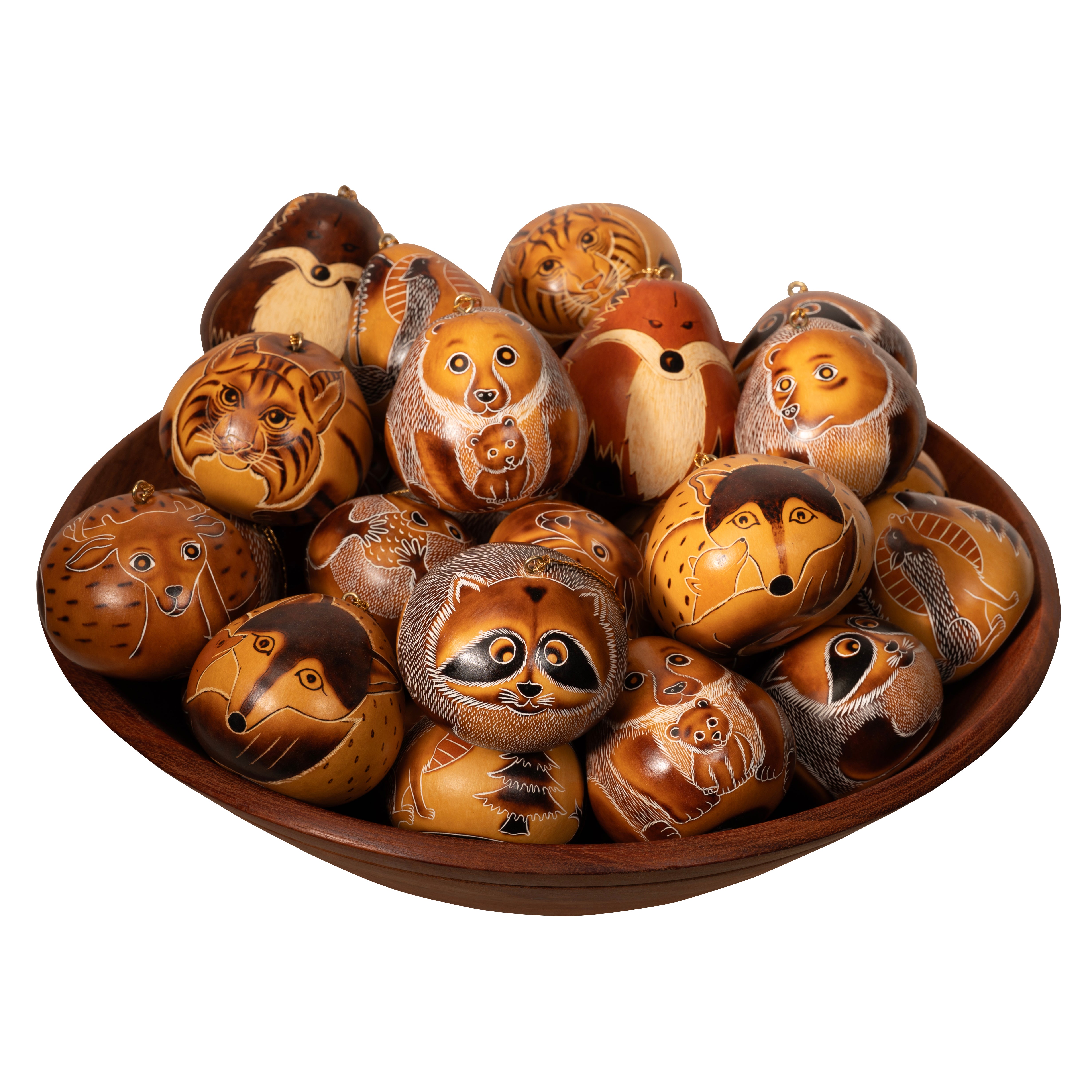 Forest  Mix  - Gourd Ornament