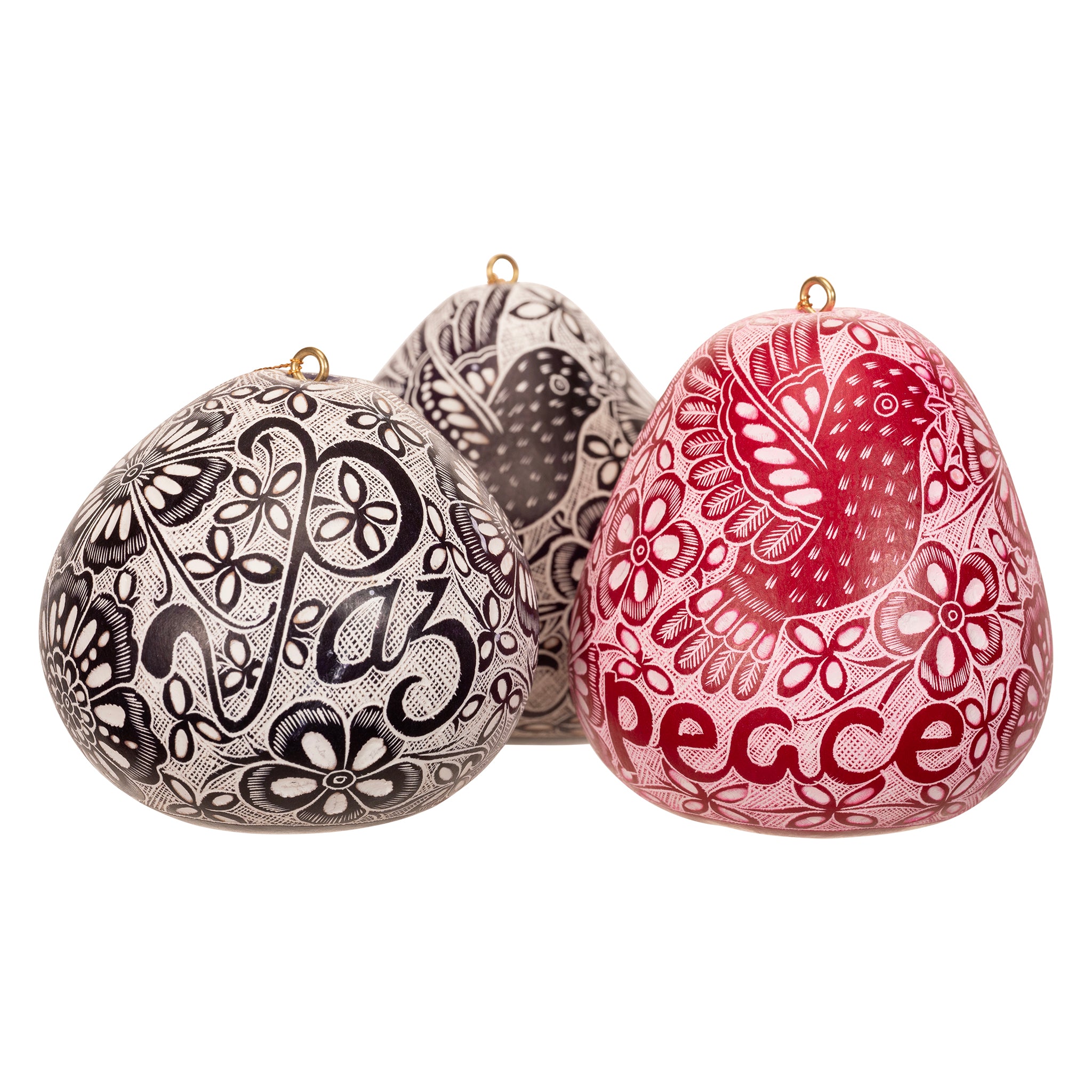 Dove of Peace - Gourd Ornament