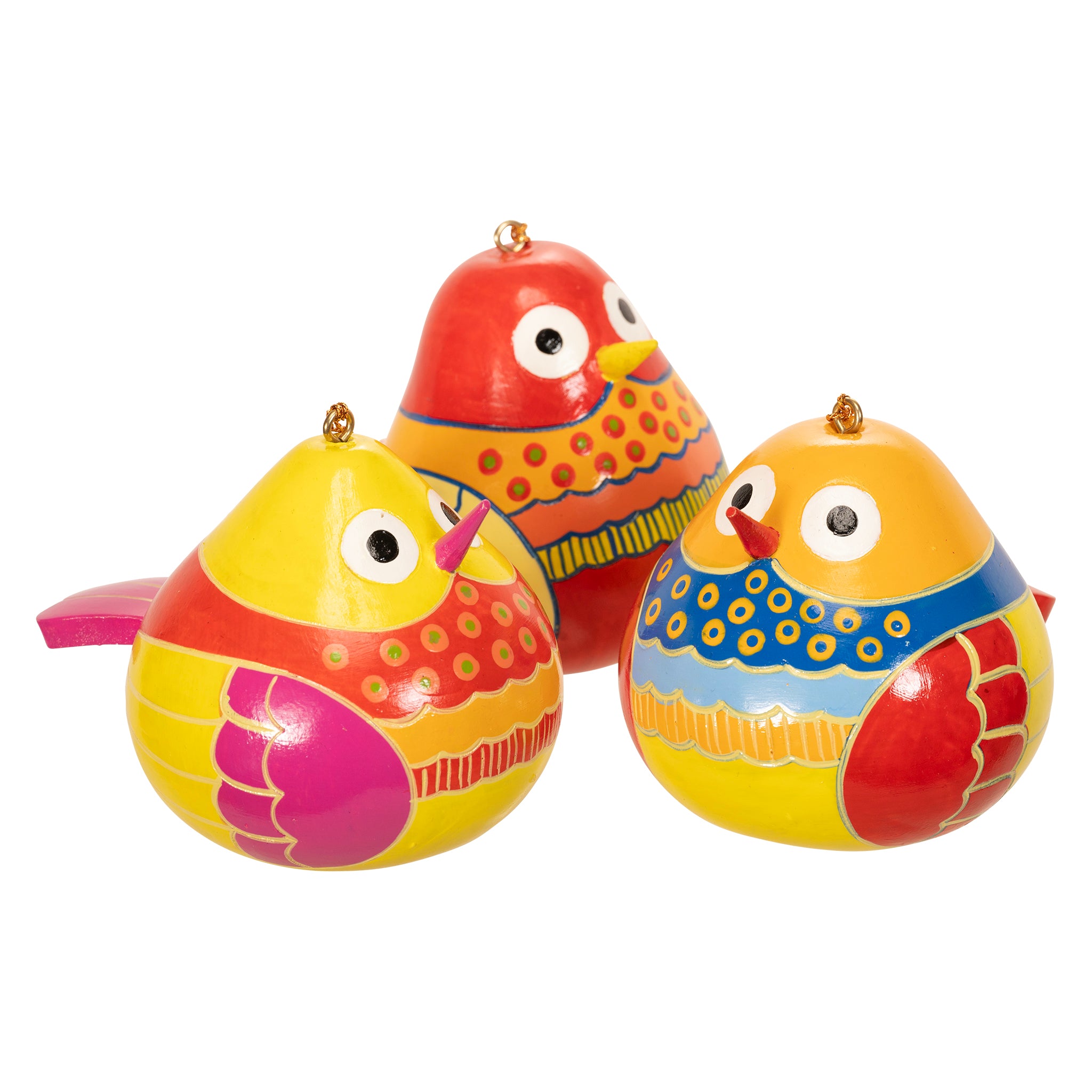 Chirpy Birds - Gourd Ornament