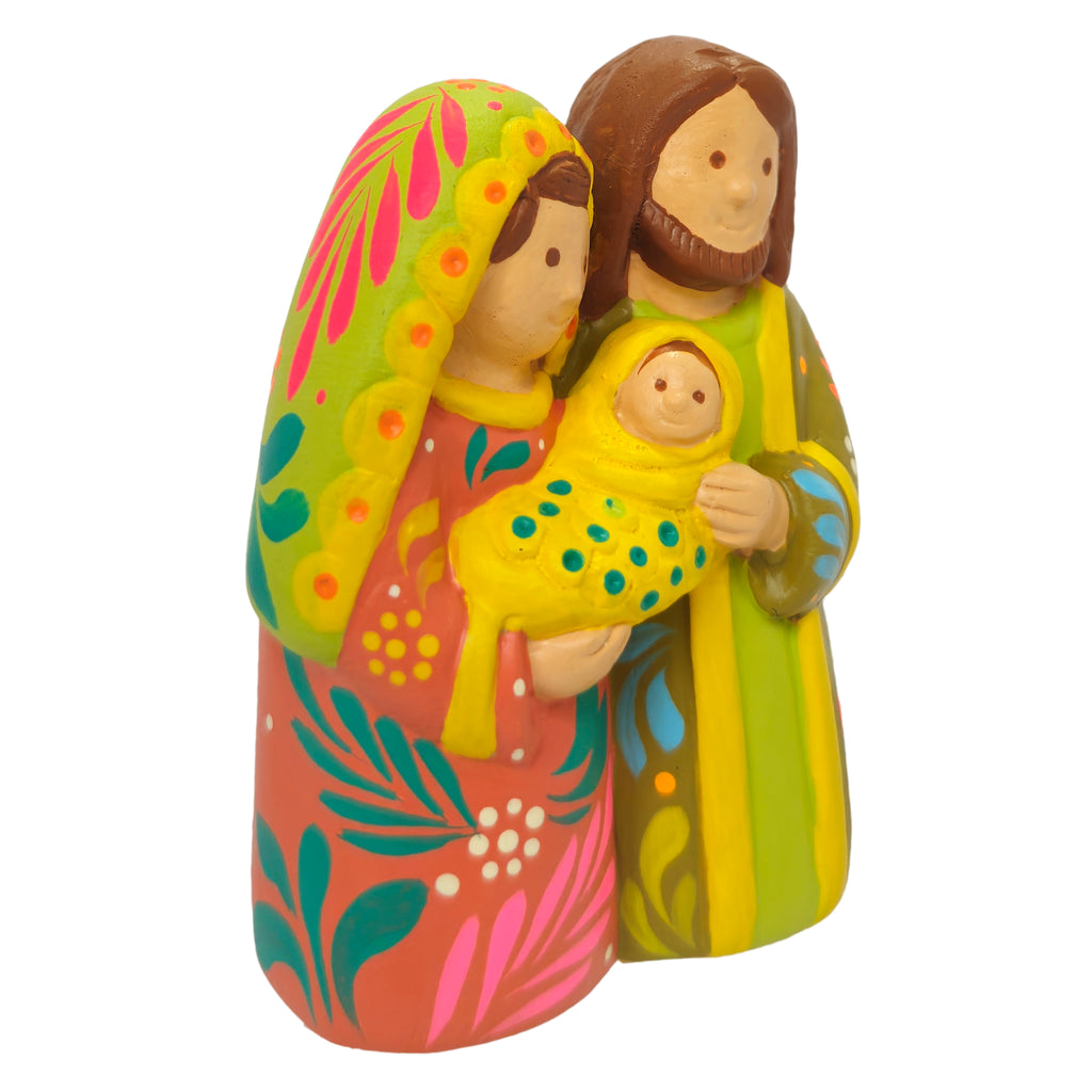 Coral & Lime Holy Family