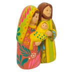 Coral & Lime Holy Family