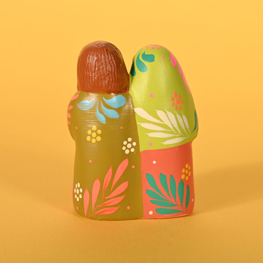 Coral & Lime Holy Family