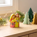 Coral & Lime Holy Family