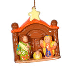 Portal Nativity Ceramic Ornament