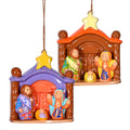 Portal Nativity Ceramic Ornament