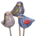 Bird - Marbled Plant Stake