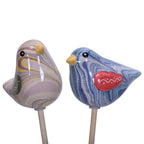 Bird - Marbled Plant Stake