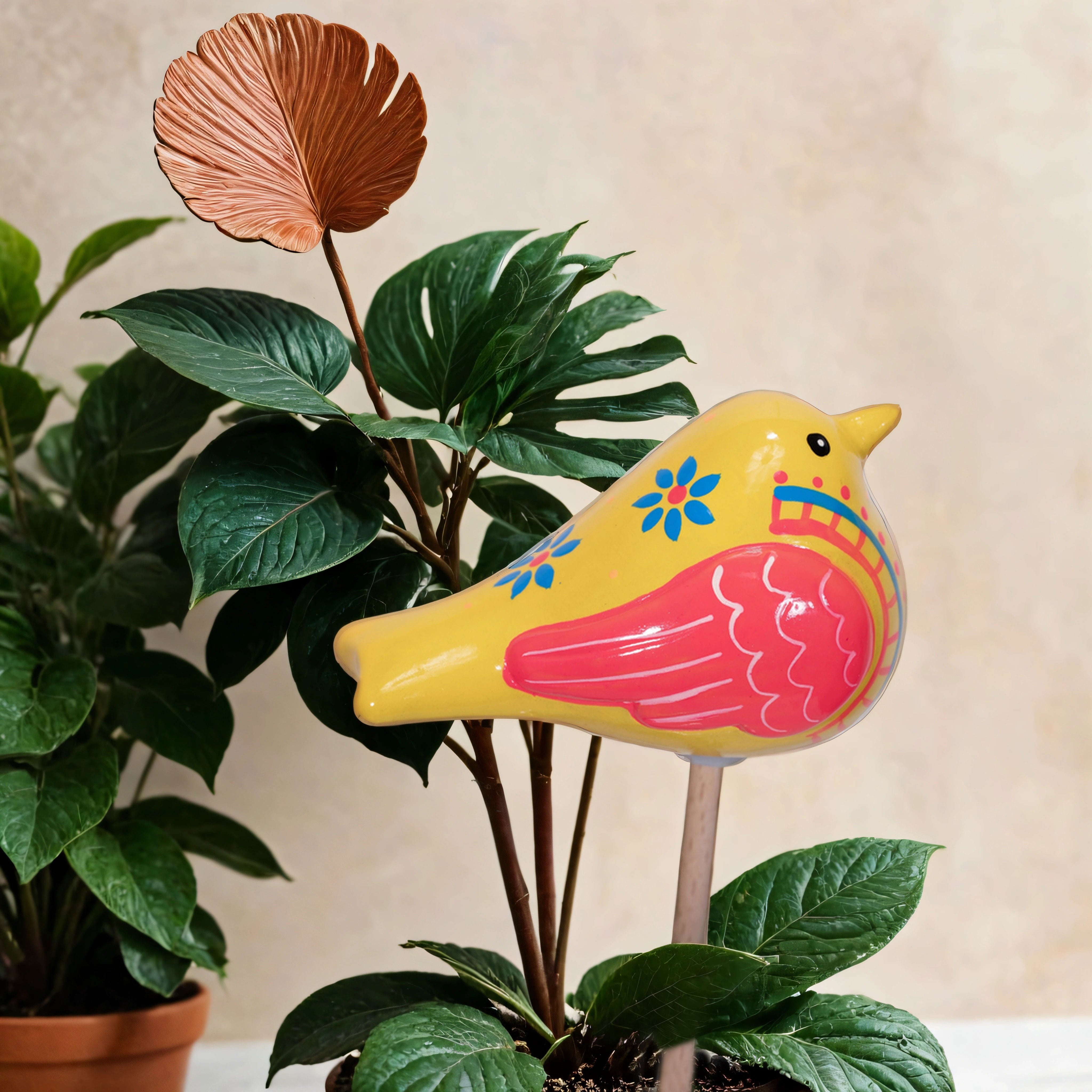 Bird Ceramic Plant Stake Mix (sold as 6's)