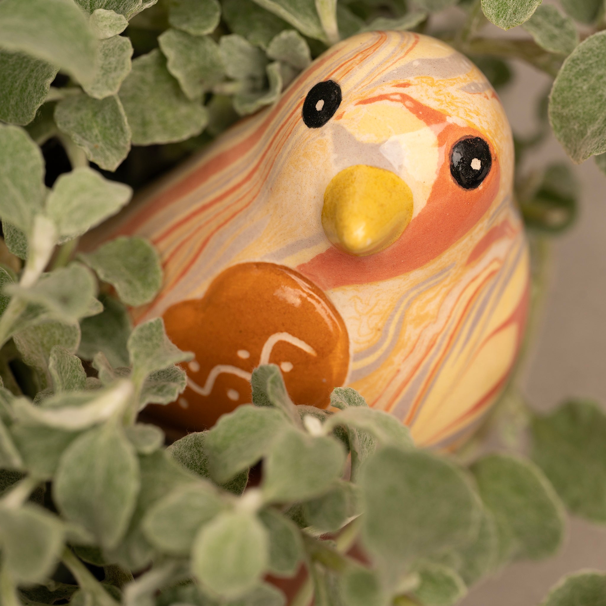 Bird - Swirled Ceramic Pot Hugger