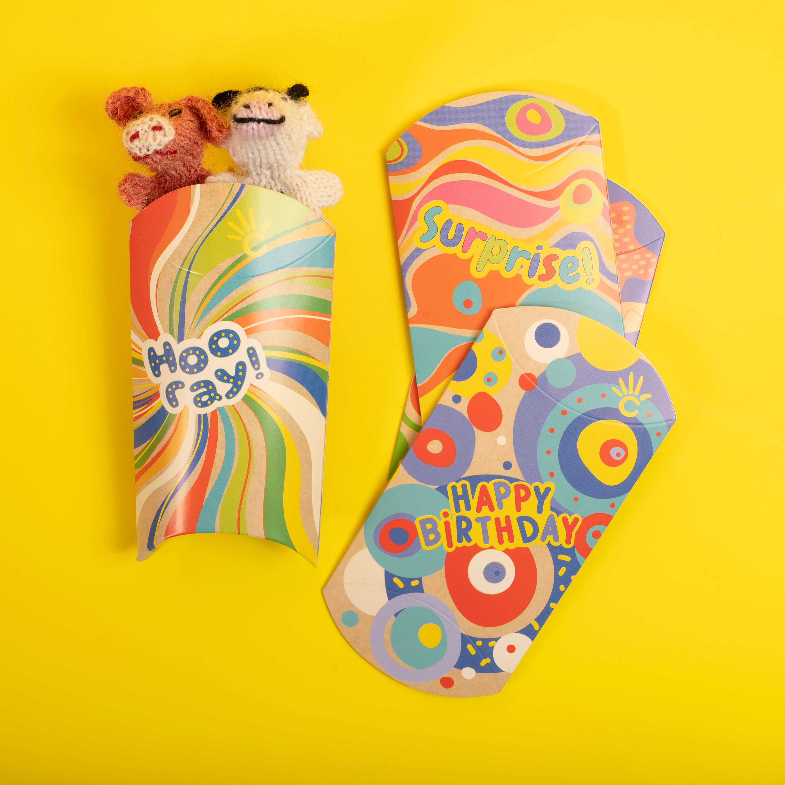 Puppet Celebration Small Pillow Box (Sold in 10's)