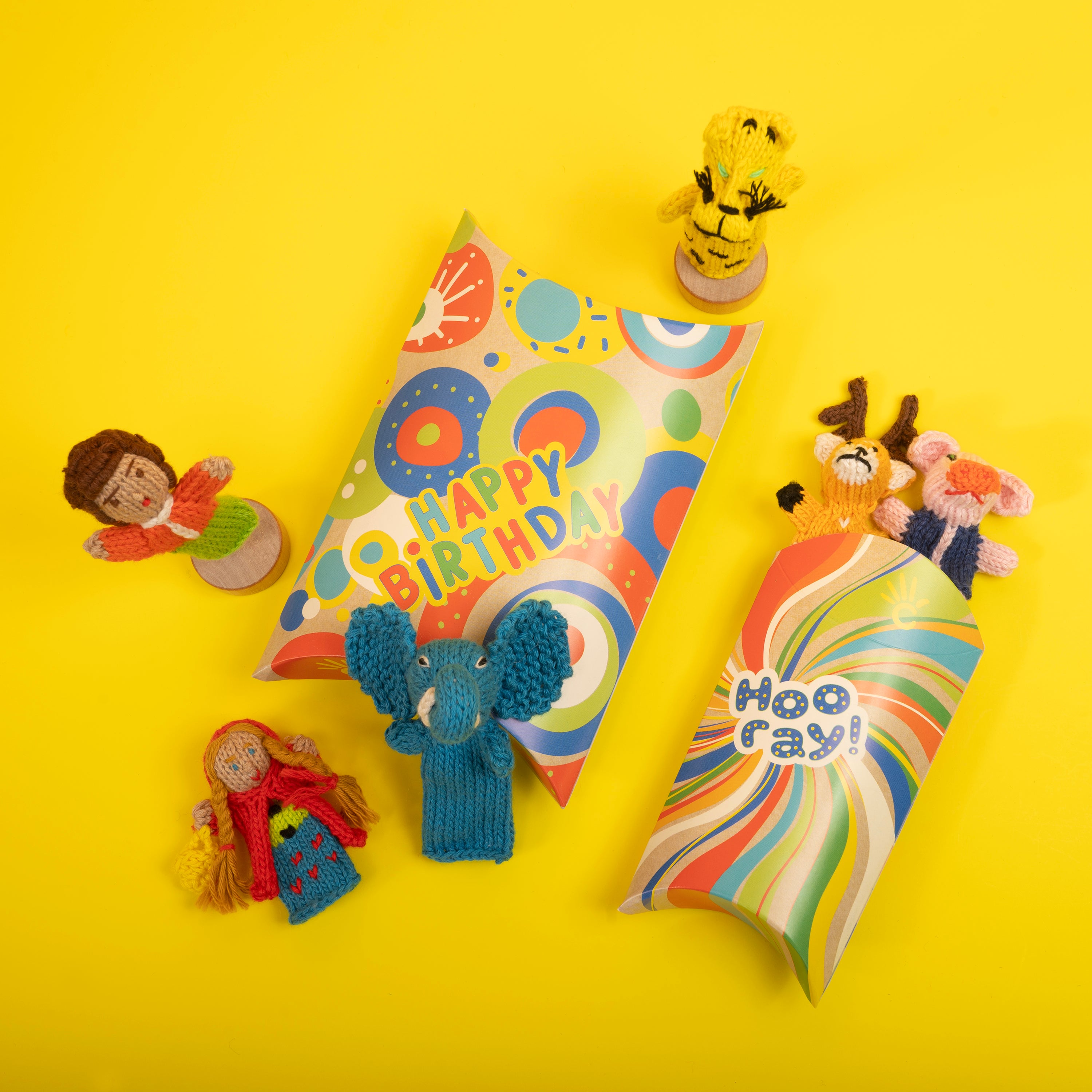 Puppet Celebration Pillow Boxes Mix: S, M & L (Sold in 10's)