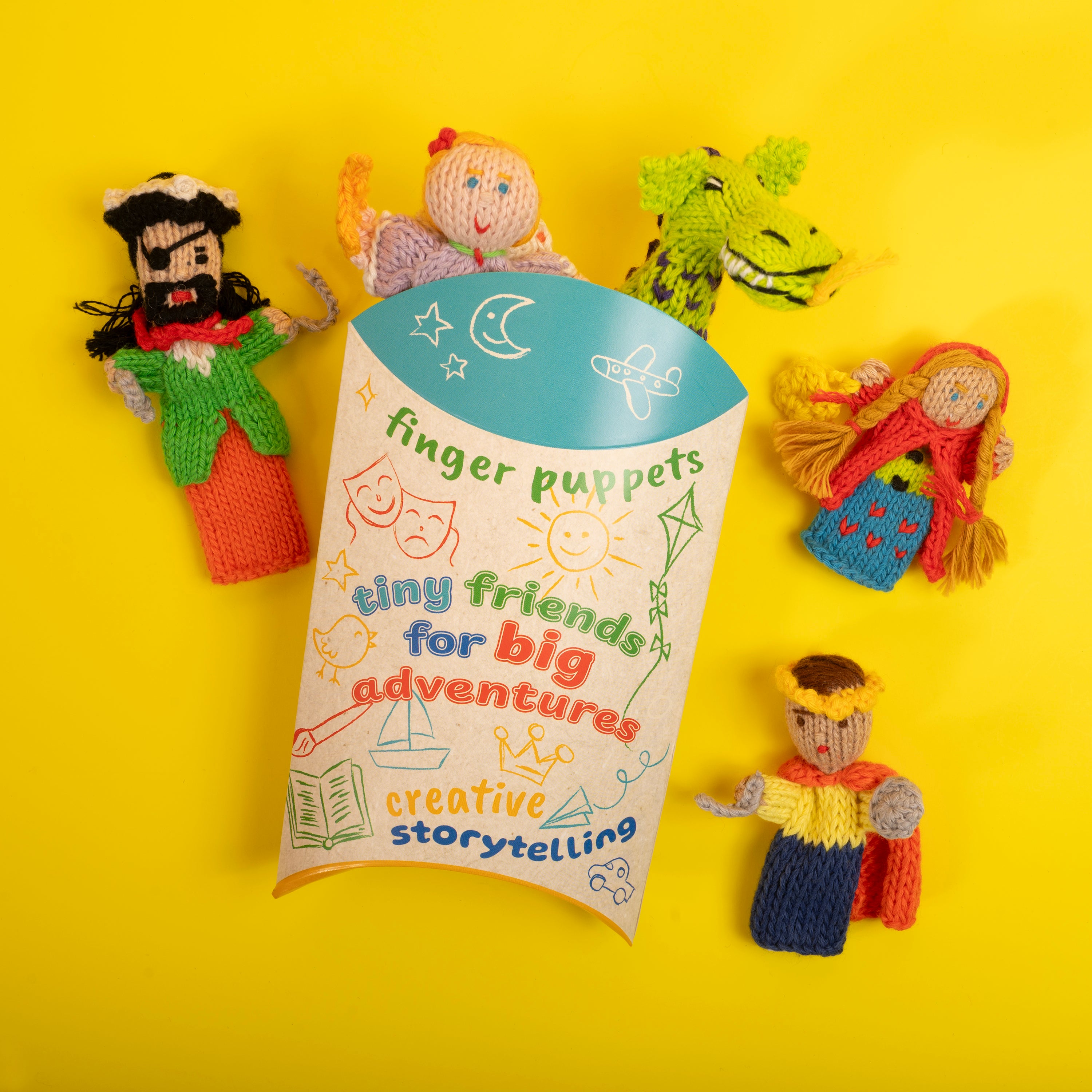 Puppet Storytelling Pillow Boxes Mix: M & L (Sold in 10's)